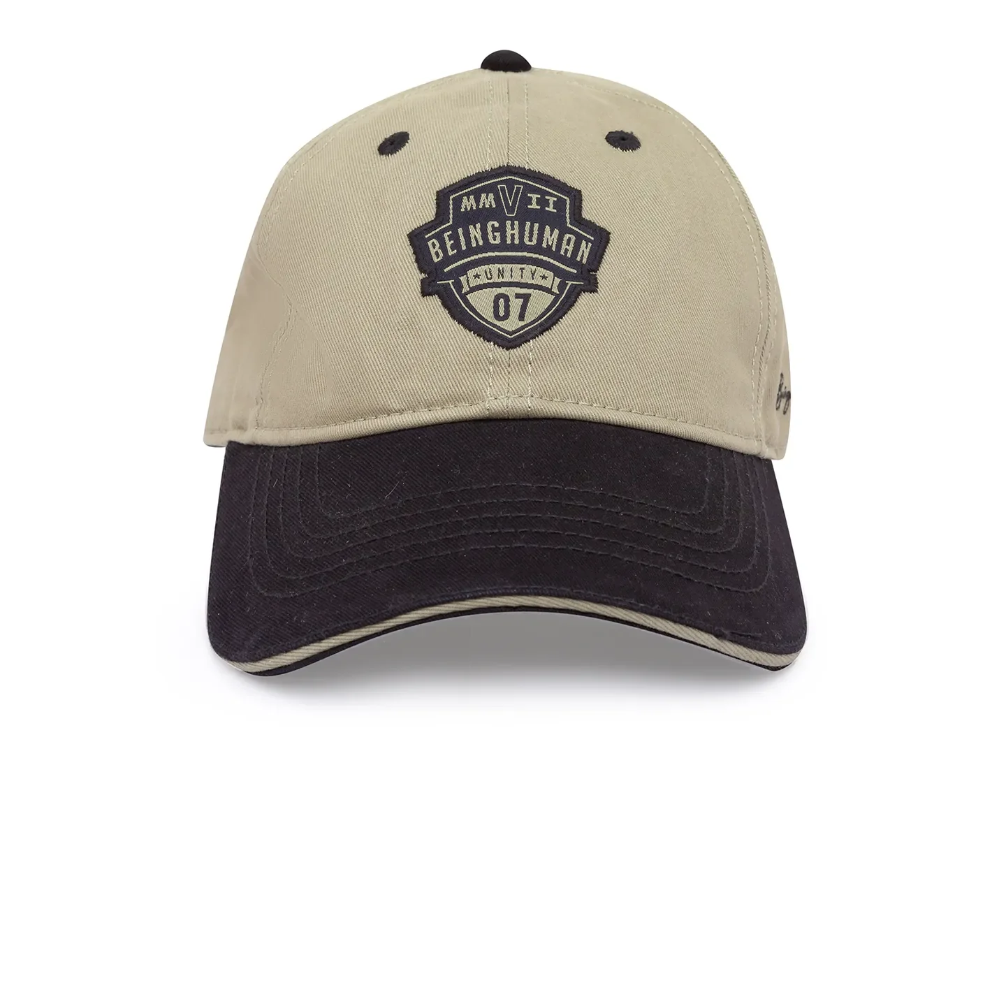 Olive Cotton Unisex Cap by Being Human Clothing