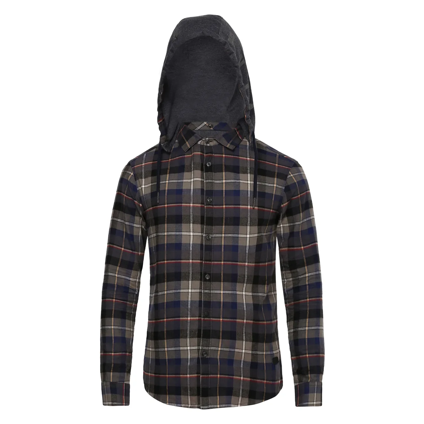 Multicolor Oversized Fit  Long Sleeves Men's Shirt by Being Human Clothing - Image 6
