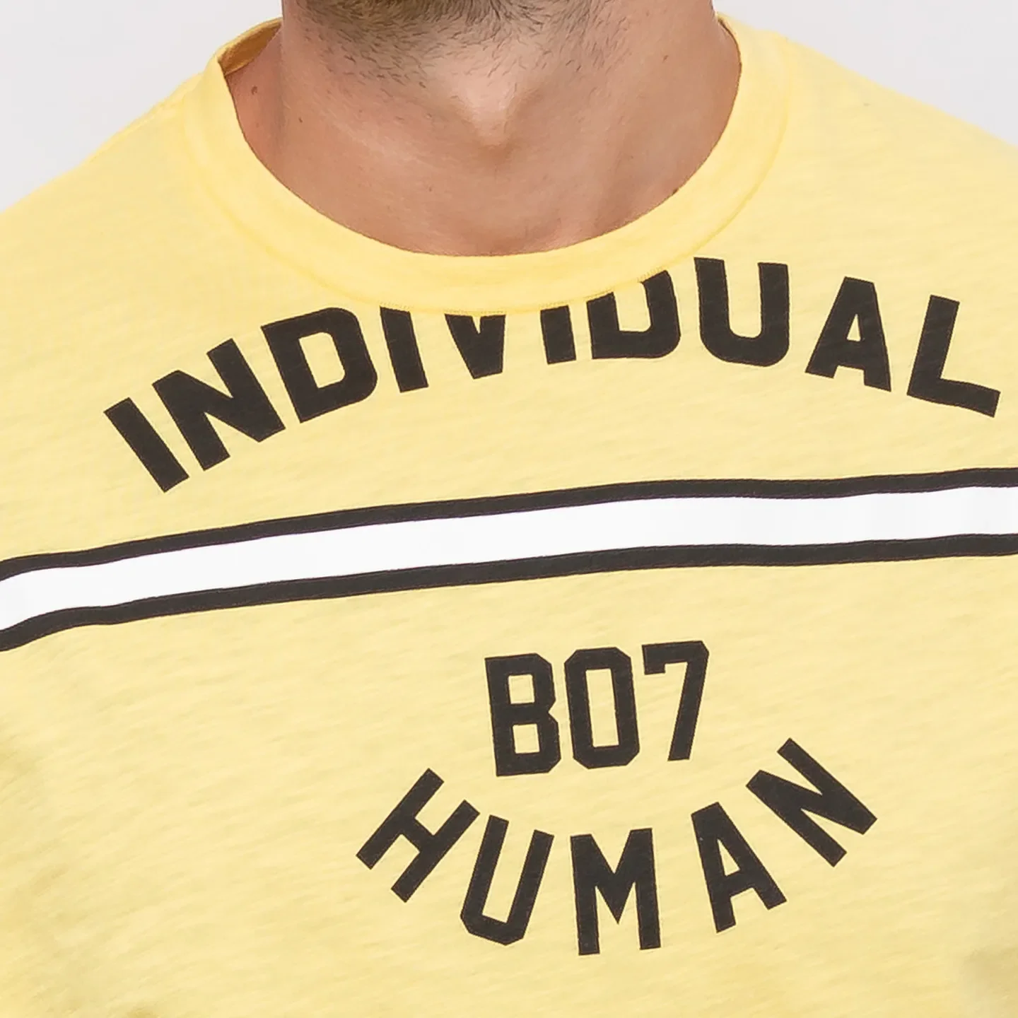 Yellow Regular Fit Men's Short Sleeves T-Shirt by Being Human Clothing - Image 5