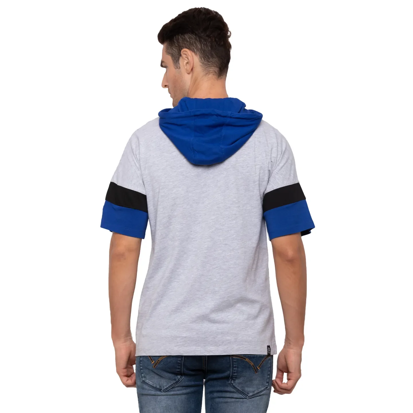 Grey Oversized Fit Men's T-Shirt by Being Human Clothing - Image 3