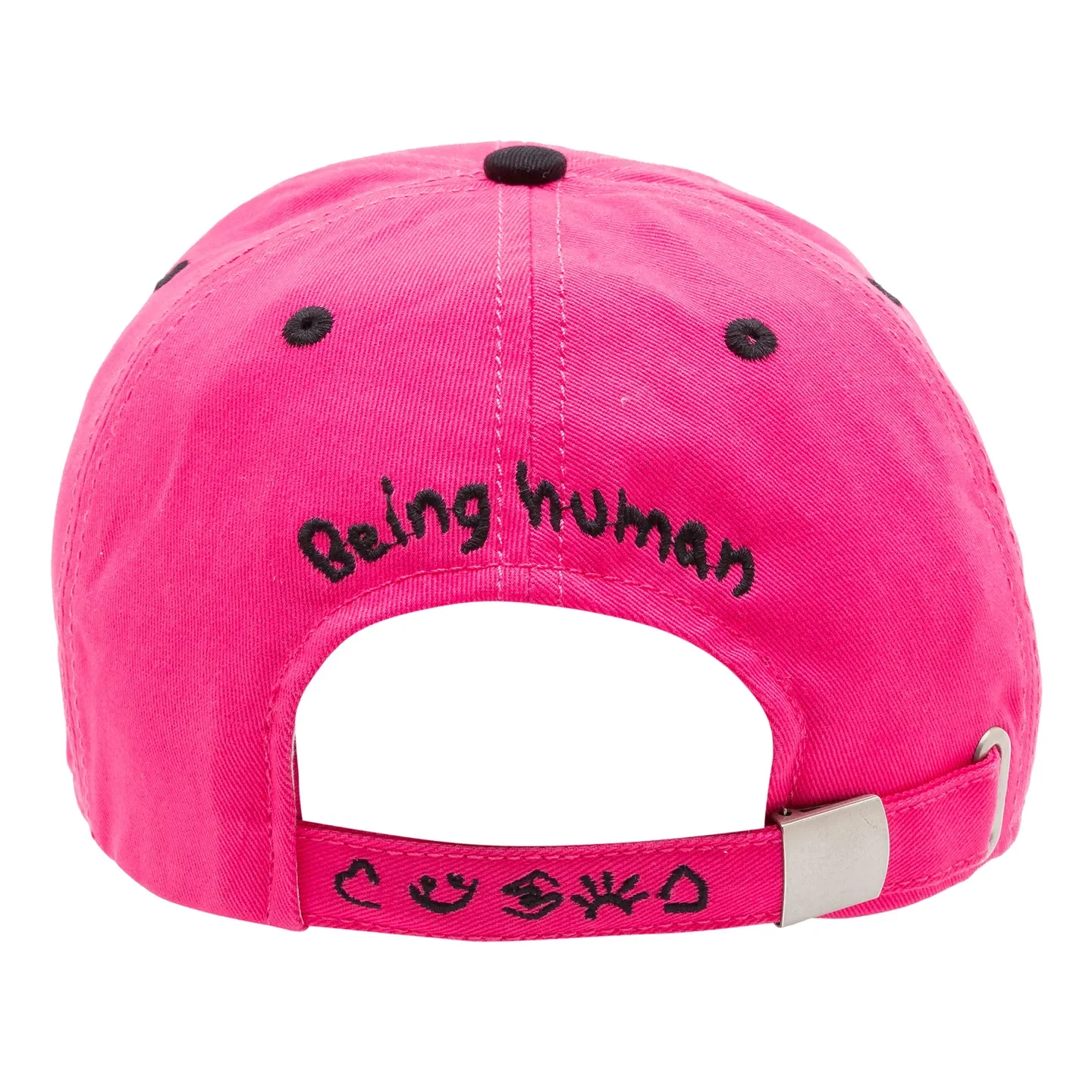 Pink Cotton Unisex Cap by Being Human Clothing - Image 4