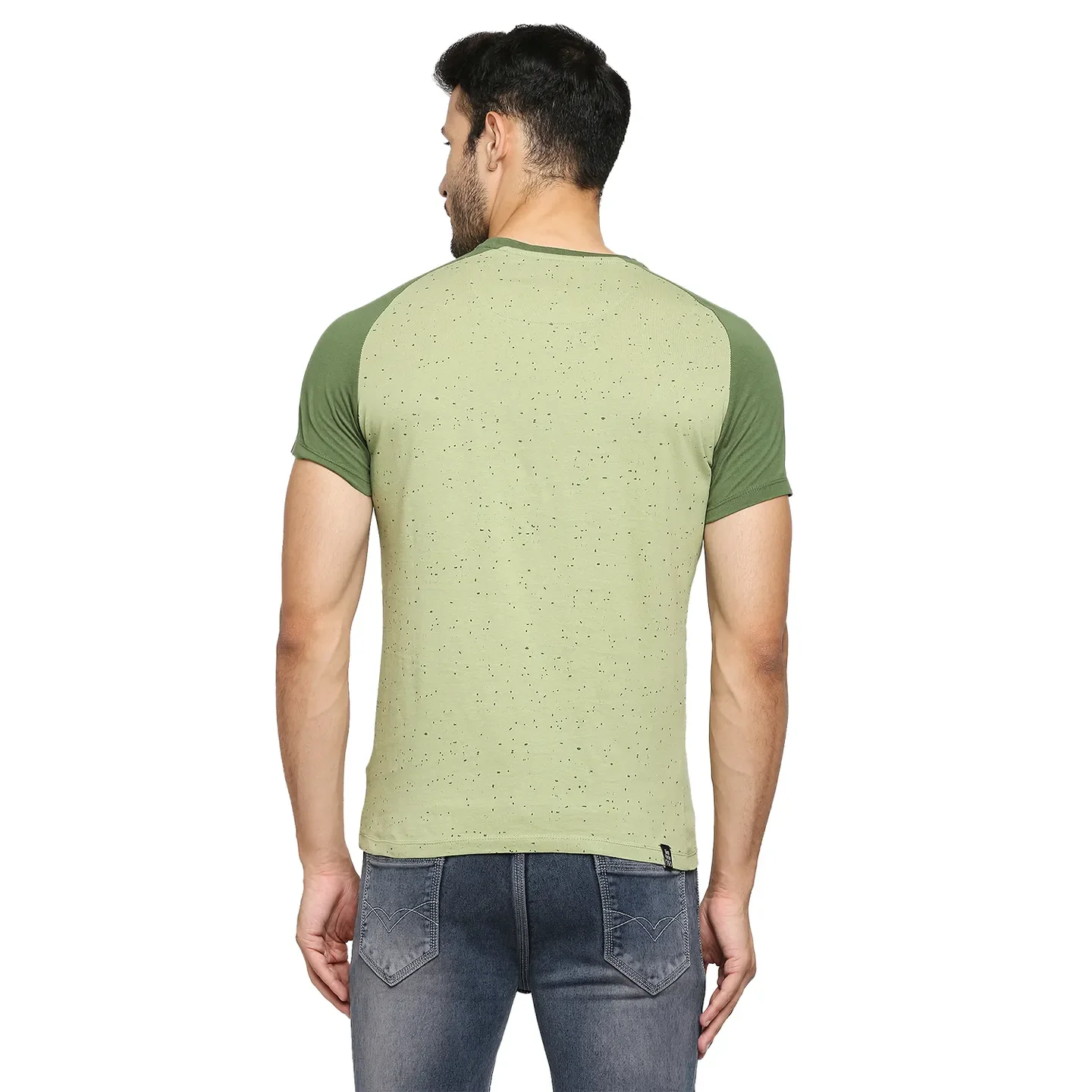 Sage Regular Fit Round Neck Men's T-Shirt by Being Human Clothing - Image 4