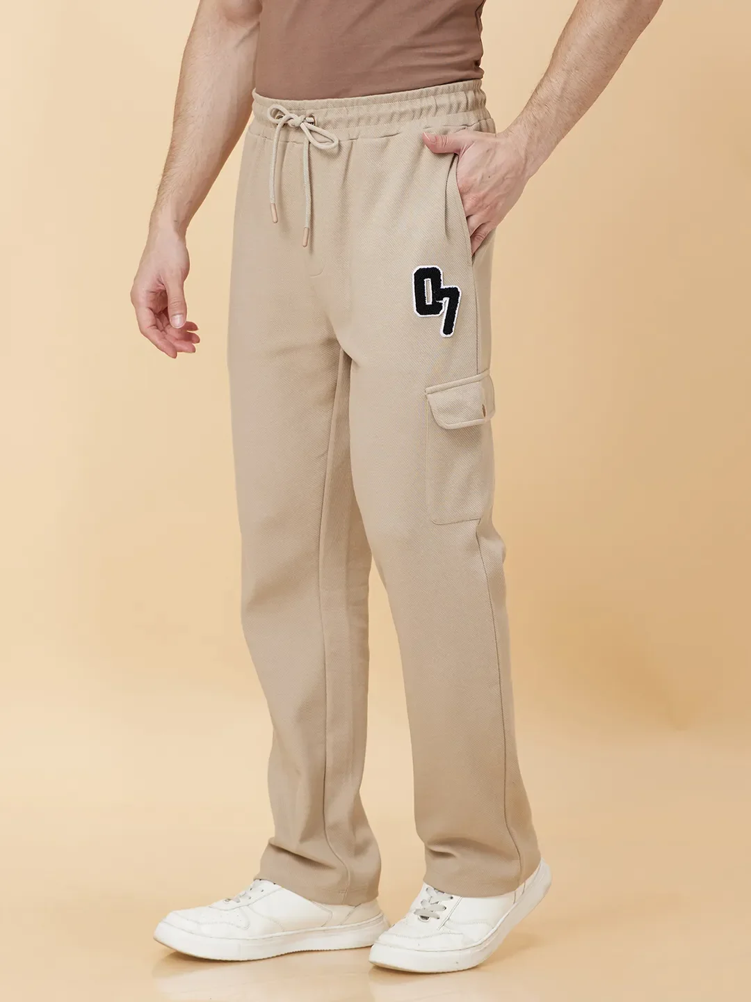 Fawn Regular Fit Track Pants For Men By Being Human Clothing - Image 3