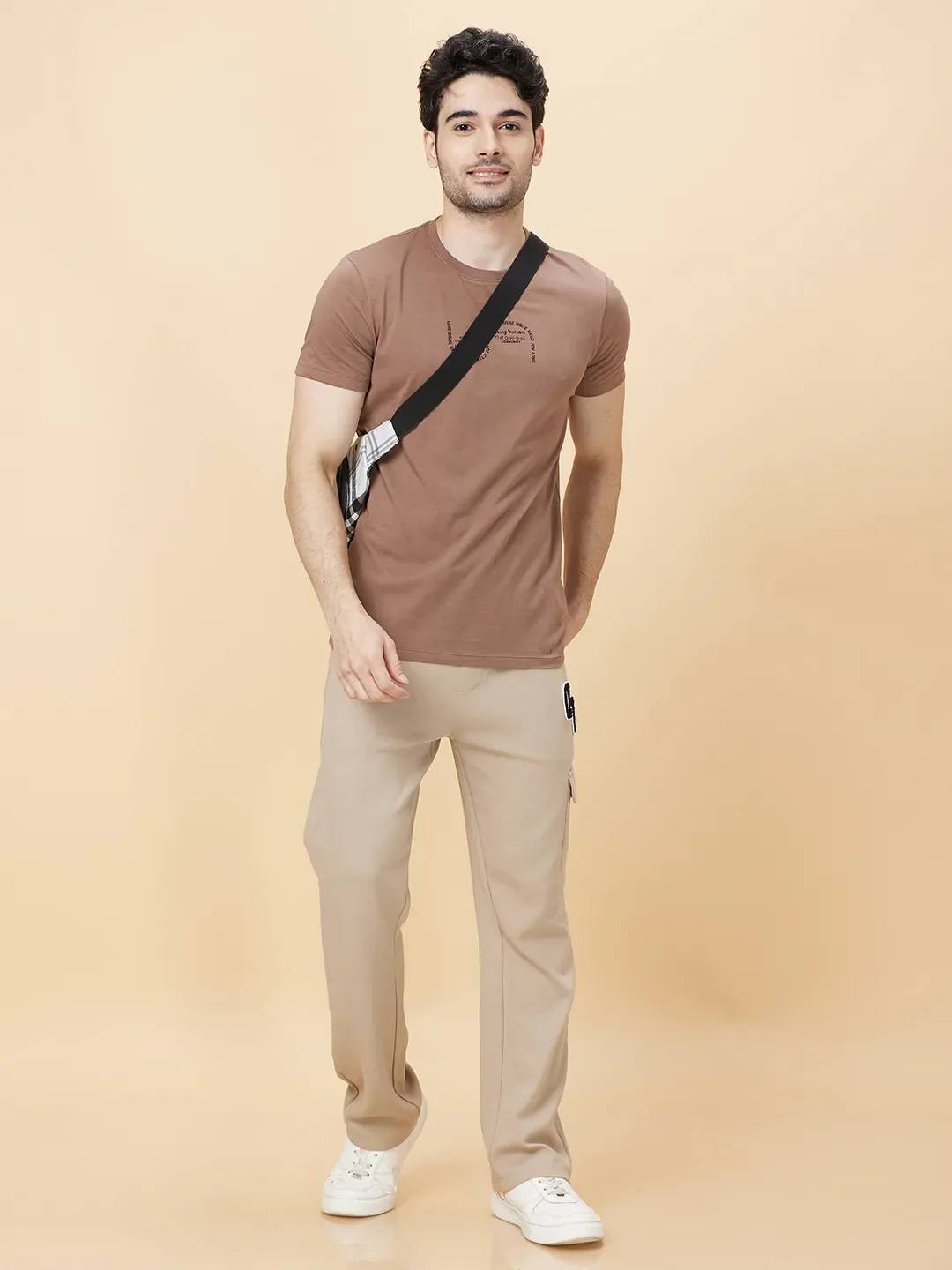 Fawn Regular Fit Track Pants For Men By Being Human Clothing - Image 6
