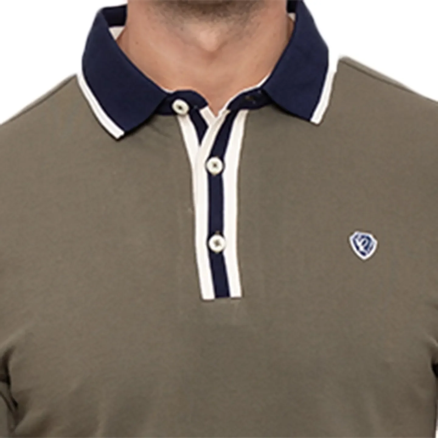 Green Regular Fit Men's Polo T-Shirt by Being Human Clothing - Image 5