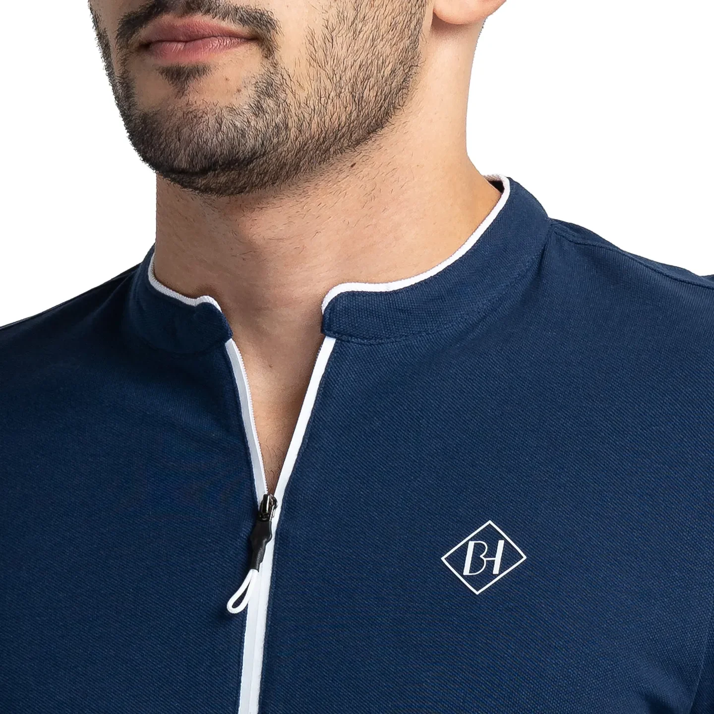 Blue Regular Fit Men's Polo T-Shirt by Being Human Clothing - Image 5