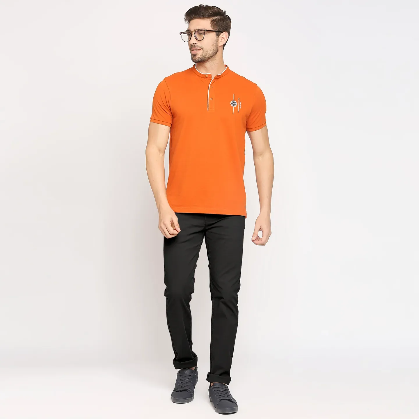 Brown Regular Fit Men's Polo T-Shirt by Being Human Clothing - Image 6