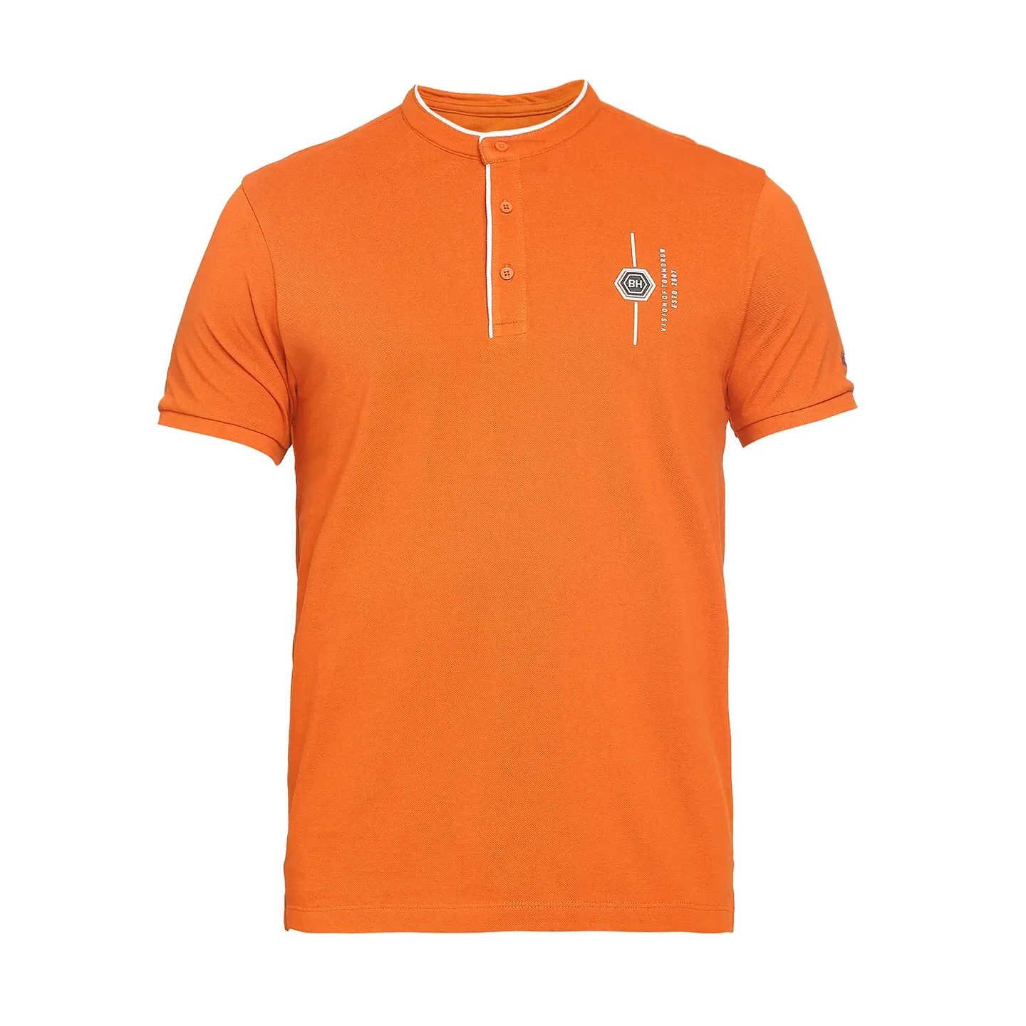 Brown Regular Fit Men's Polo T-Shirt by Being Human Clothing - Image 7