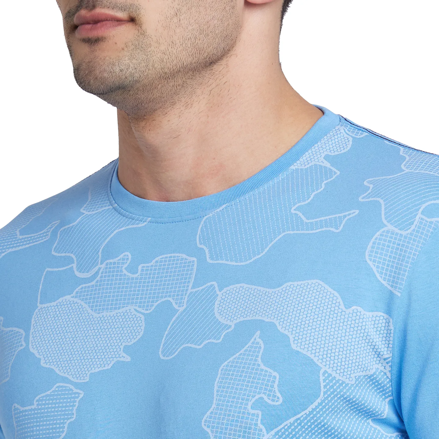 Multicolor Regular Fit Men's Long Sleeves T-Shirt by Being Human Clothing - Image 4