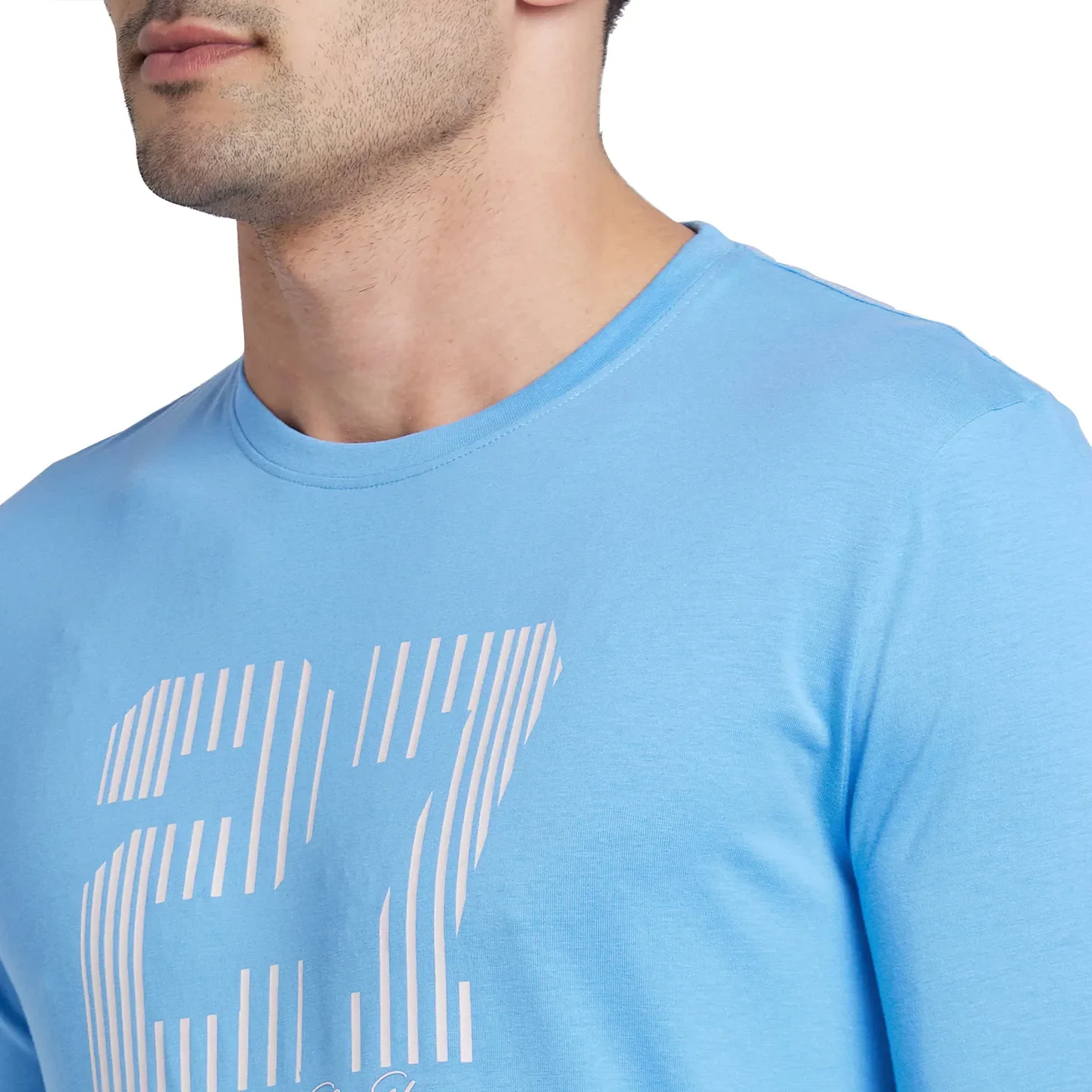 Multicolor Regular Fit Men's Long Sleeves T-Shirt by Being Human Clothing - Image 4