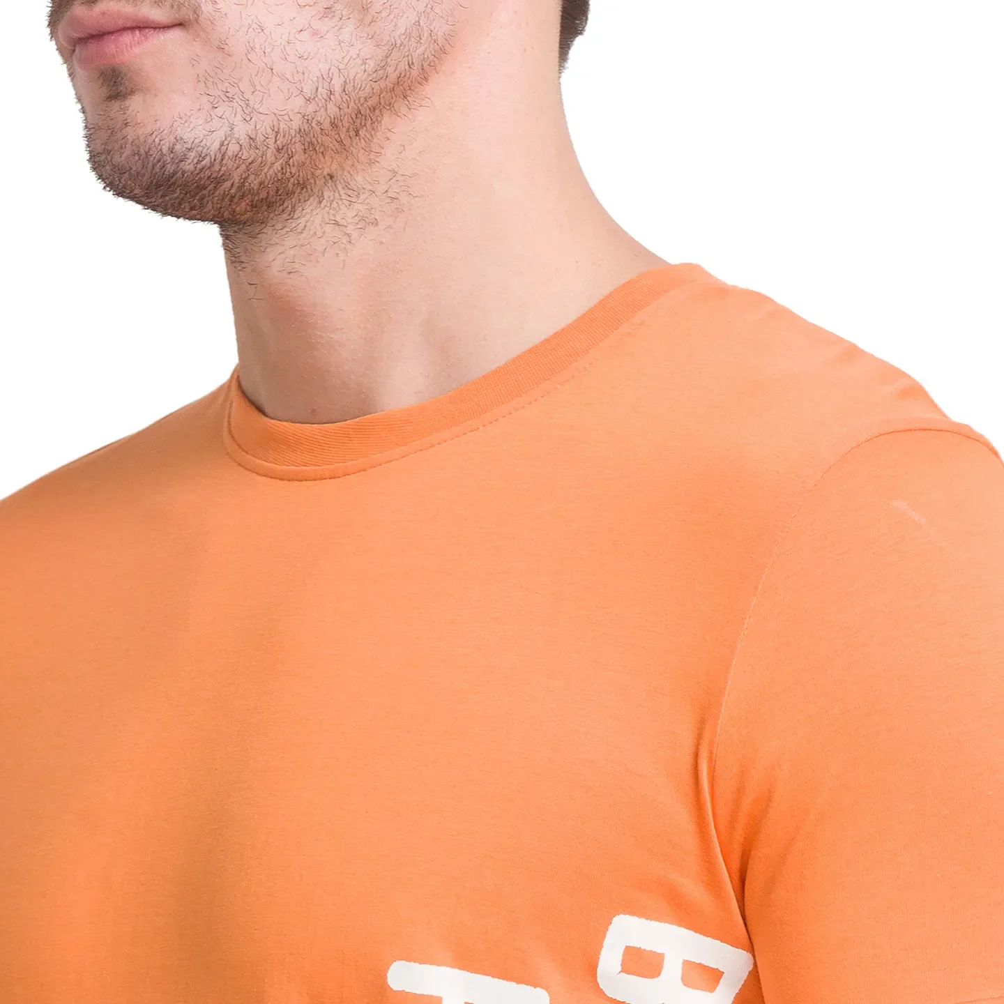 Amber Glow Regular Fit Round Neck Mens' T-Shirt by Being Human Clothing - Image 5