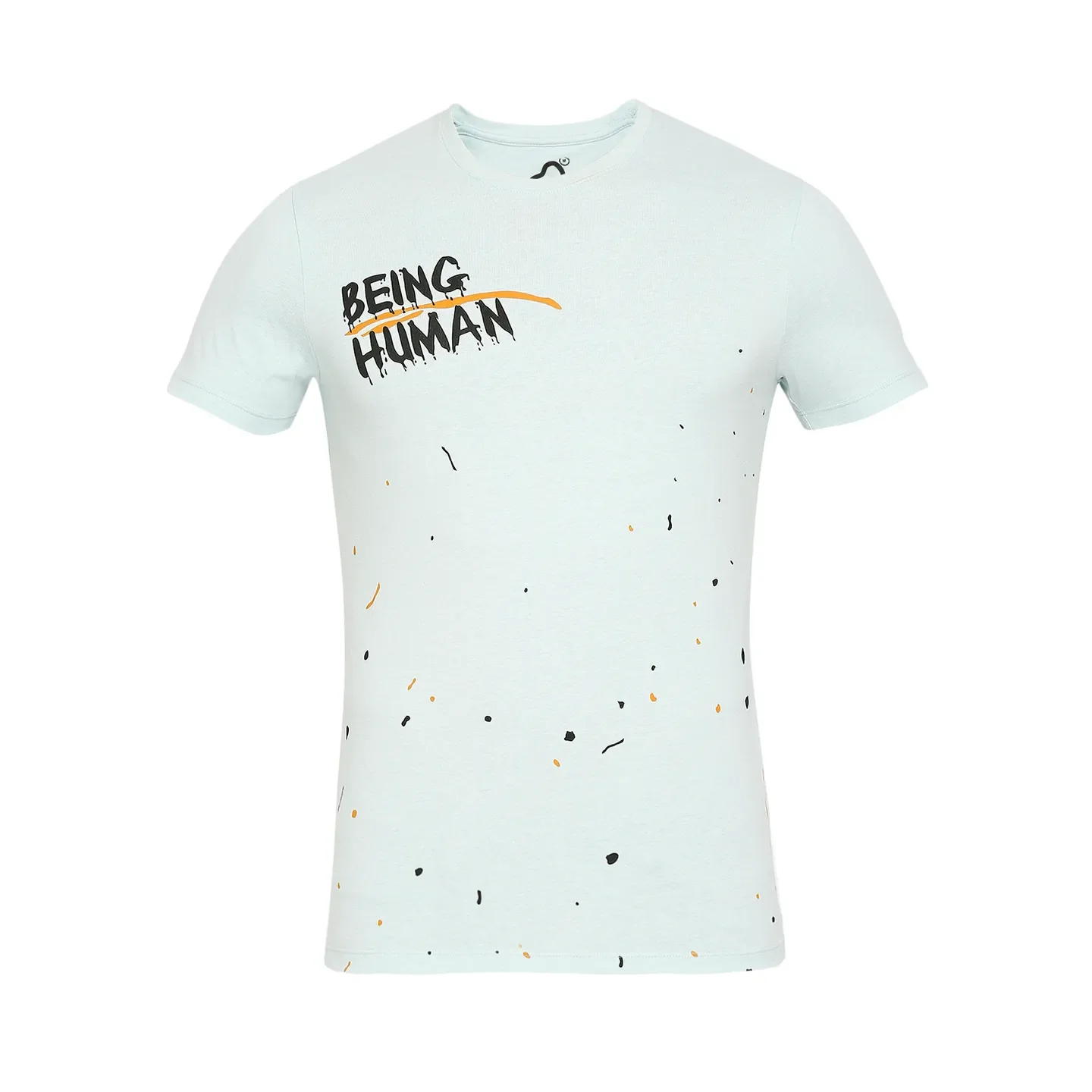 Grey Regular Fit Men's Short Sleeves T-Shirt by Being Human Clothing - Image 14