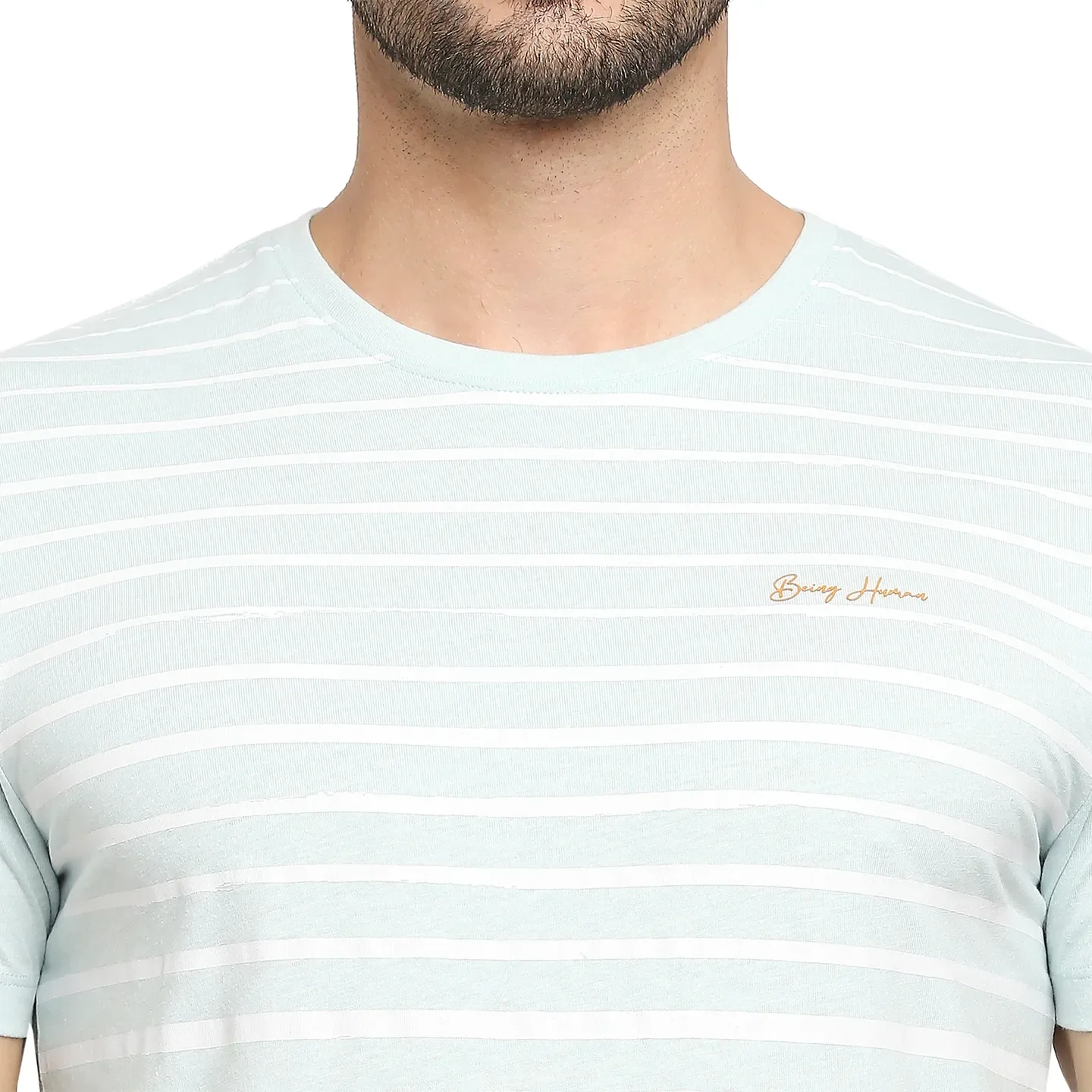 Grey Regular Fit Men's Short Sleeves T-Shirt by Being Human Clothing - Image 5