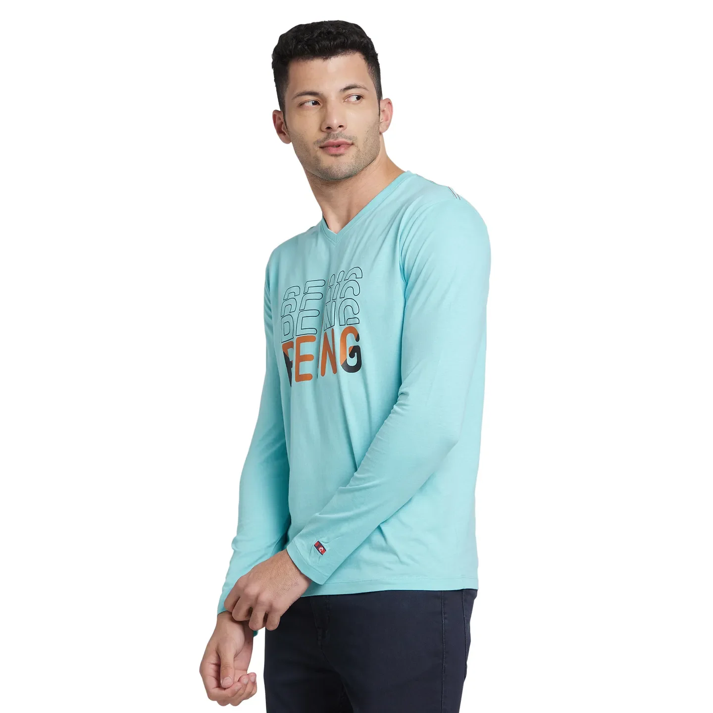 Aqua Splash Regular Fit Round Neck Men's T-Shirt by Being Human Clothing - Image 2