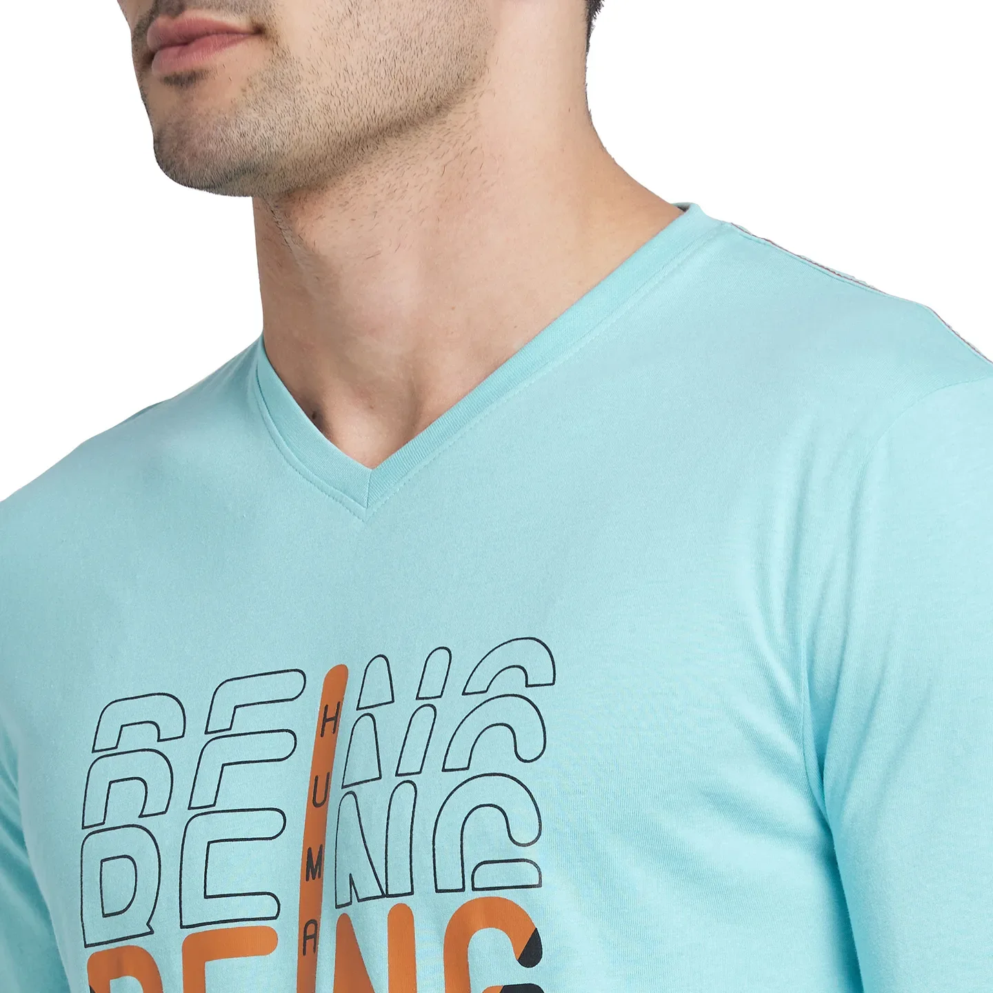 Aqua Splash Regular Fit Round Neck Men's T-Shirt by Being Human Clothing - Image 4