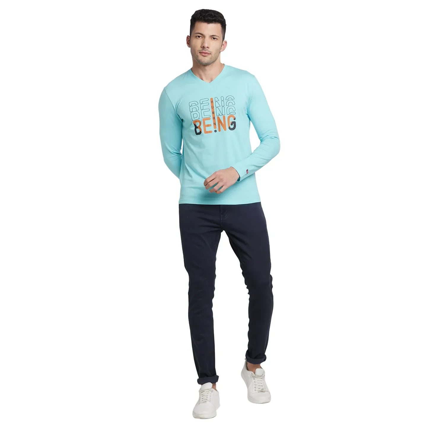 Aqua Splash Regular Fit Round Neck Men's T-Shirt by Being Human Clothing - Image 5