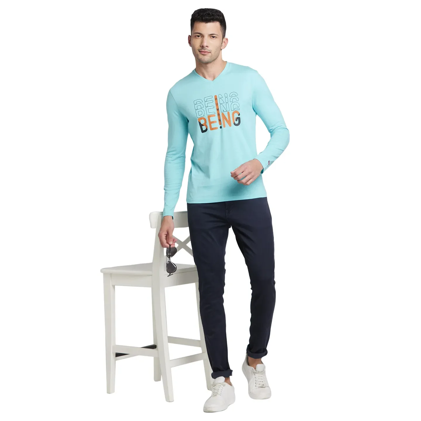 Aqua Splash Regular Fit Round Neck Men's T-Shirt by Being Human Clothing - Image 6
