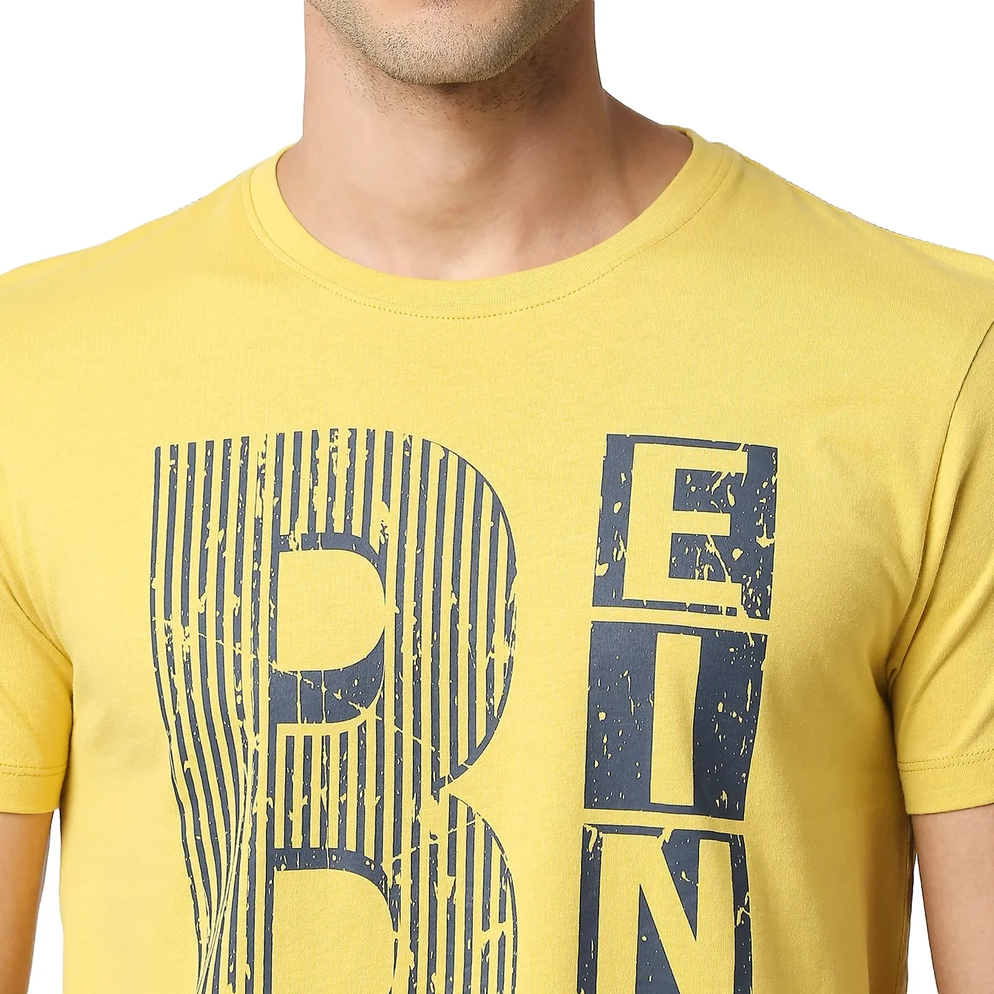 Brown Regular Fit Men's Short Sleeves T-Shirt by Being Human Clothing - Image 5