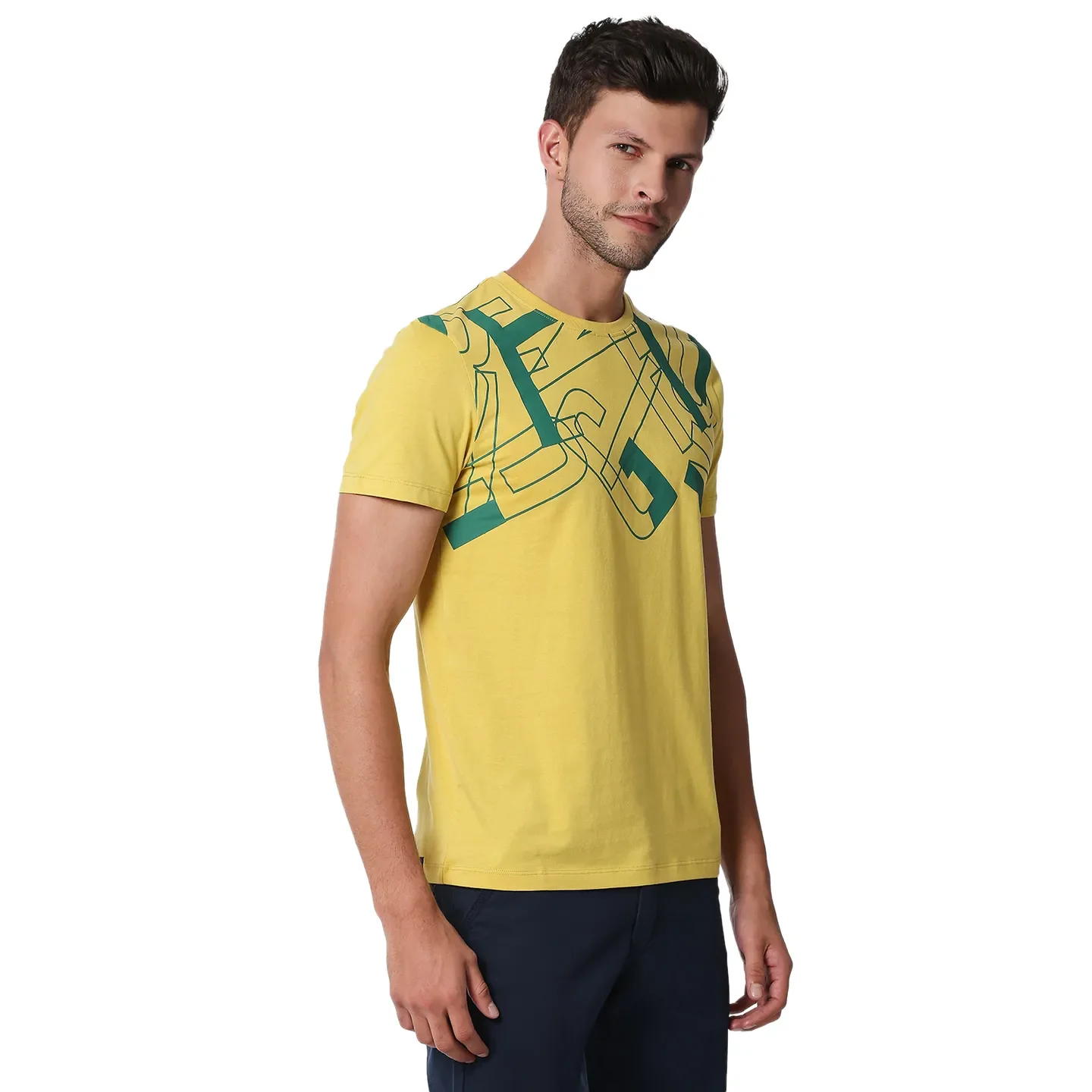 Brown Regular Fit Men's Short Sleeves T-Shirt by Being Human Clothing - Image 3
