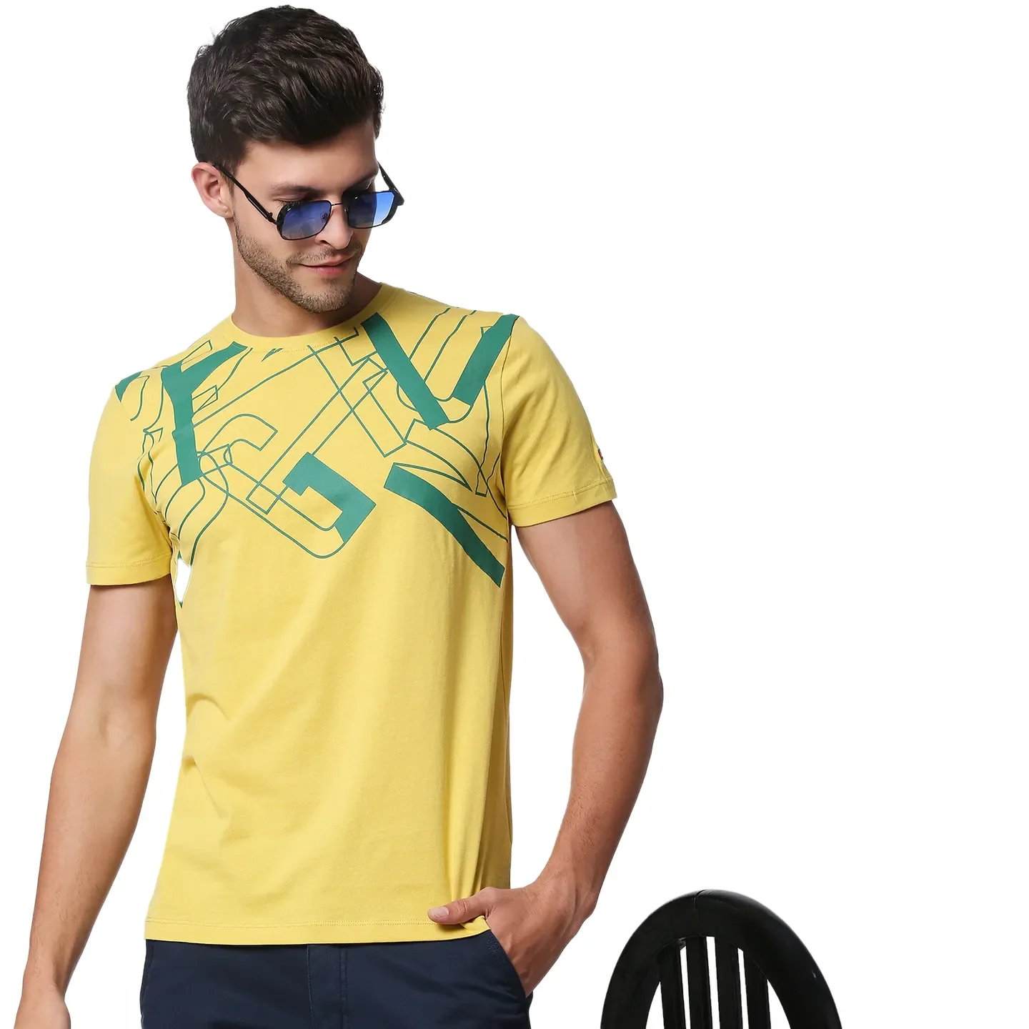 Brown Regular Fit Men's Short Sleeves T-Shirt by Being Human Clothing - Image 7