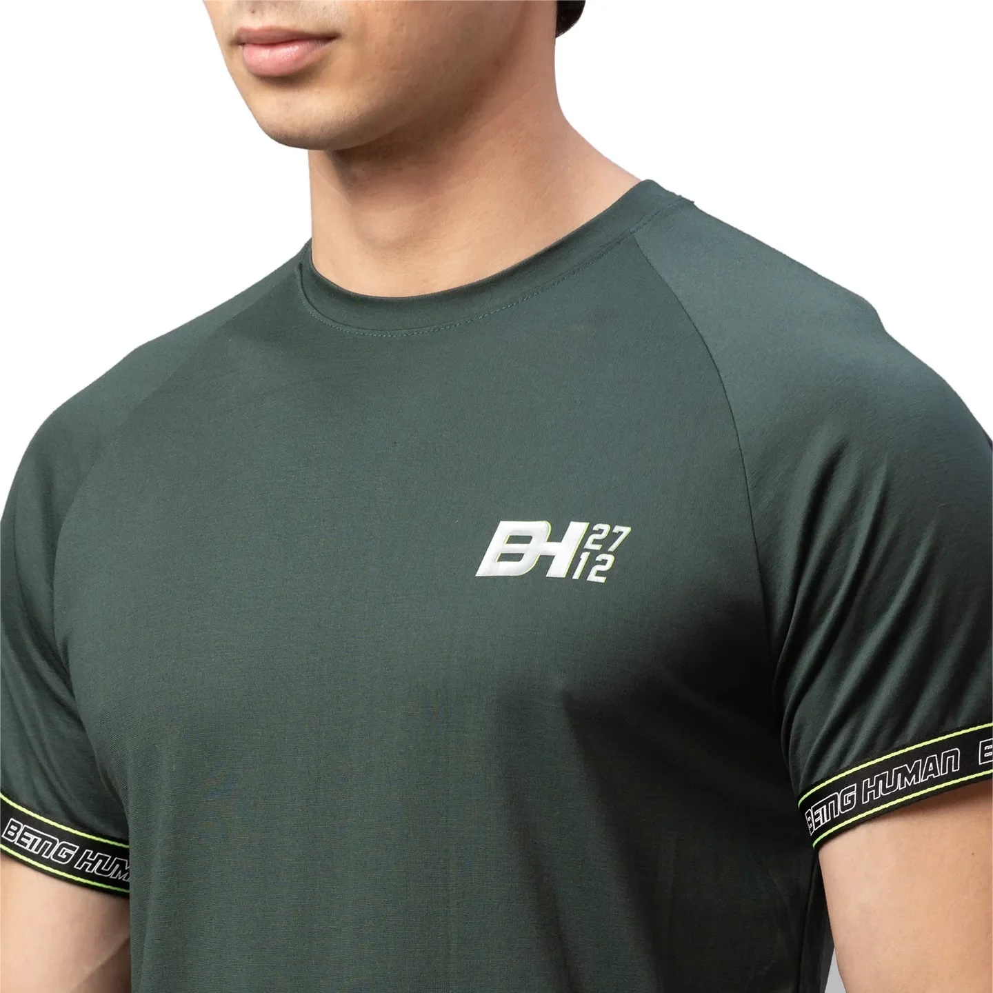 Red Regular Fit Men's Short Sleeves T-Shirt by Being Human Clothing - Image 4