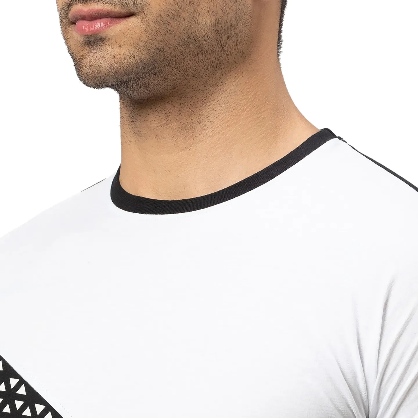 Black Regular Fit Round Neck Men's T-Shirt by Being Human Clothing - Image 5