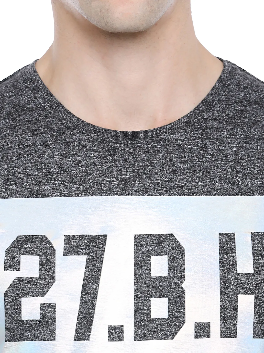 Black Regular Fit Men's Short Sleeves T-Shirt by Being Human Clothing - Image 5