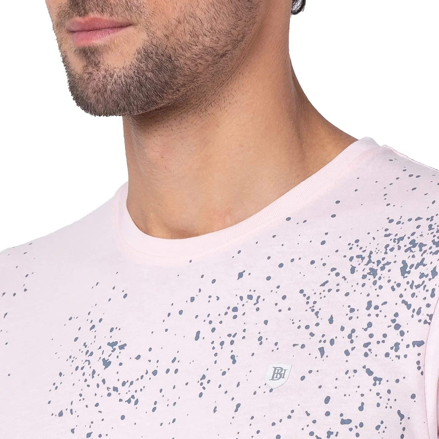 Pink Regular Fit Men's Short Sleeves T-Shirt by Being Human Clothing - Image 5