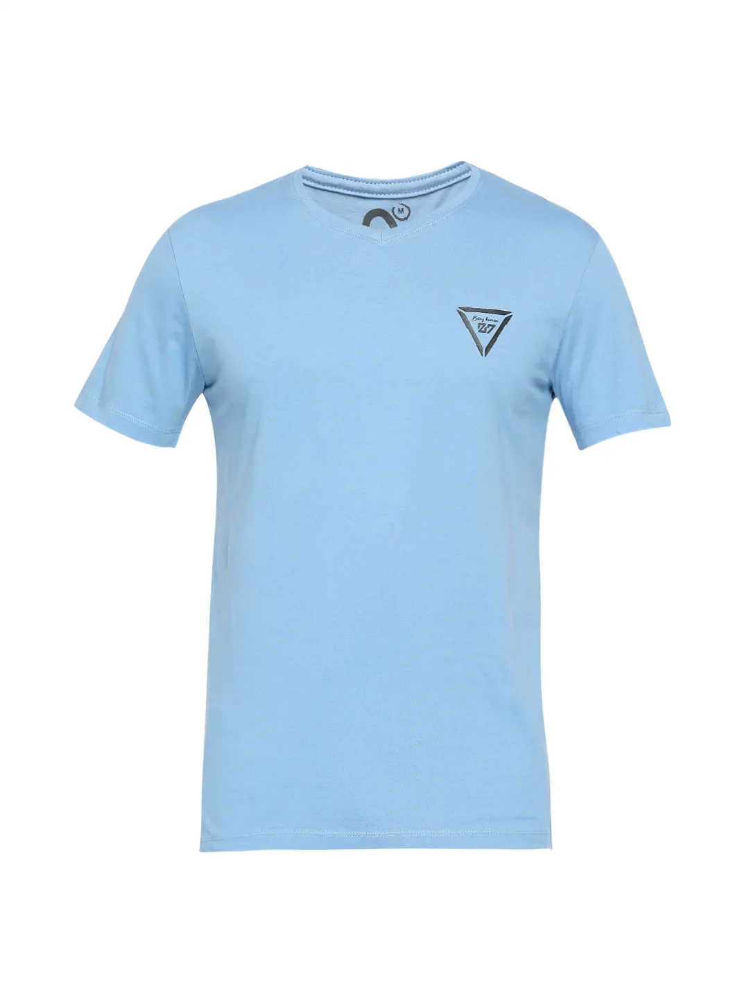 Blue Regular Fit Men's Short Sleeves T-Shirt by Being Human Clothing - Image 7