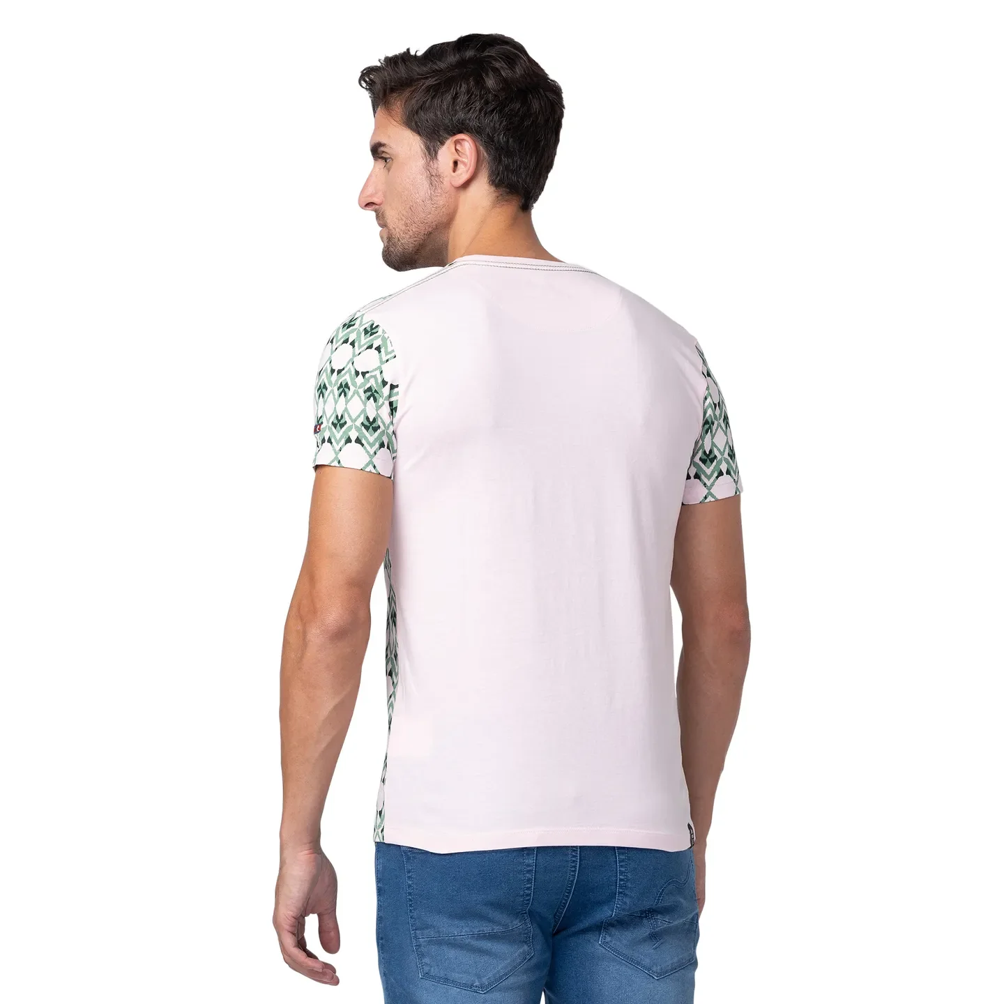 Blushing Bride Regular Fit Round Neck Men's T-Shirt by Being Human Clothing - Image 3