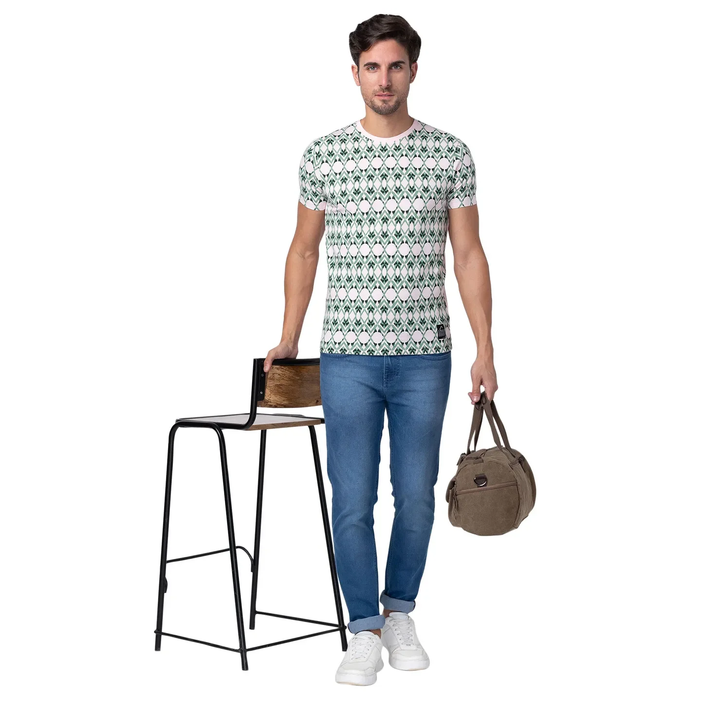 Blushing Bride Regular Fit Round Neck Men's T-Shirt by Being Human Clothing - Image 6