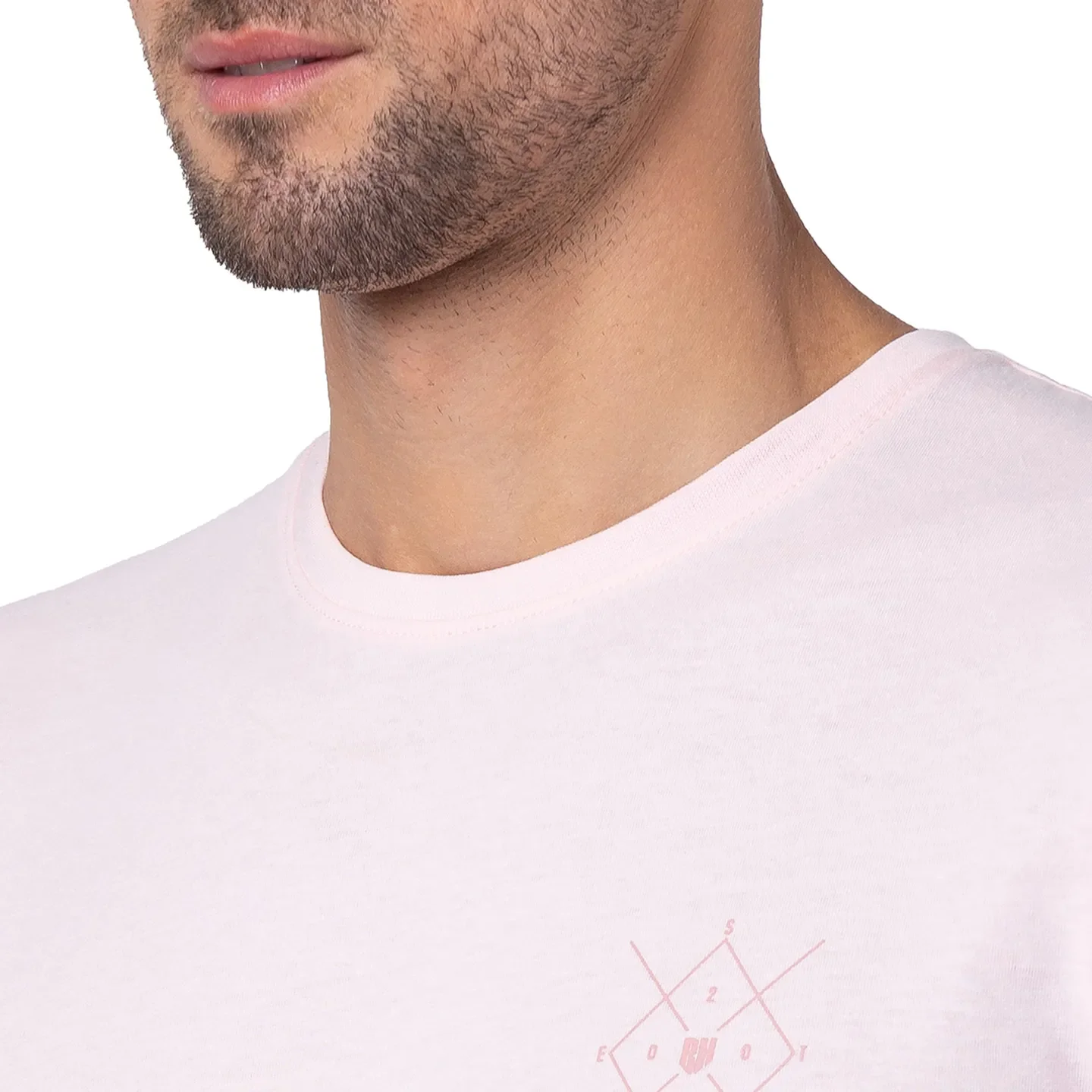 Pink Regular Fit Men's Short Sleeves T-Shirt by Being Human Clothing - Image 4