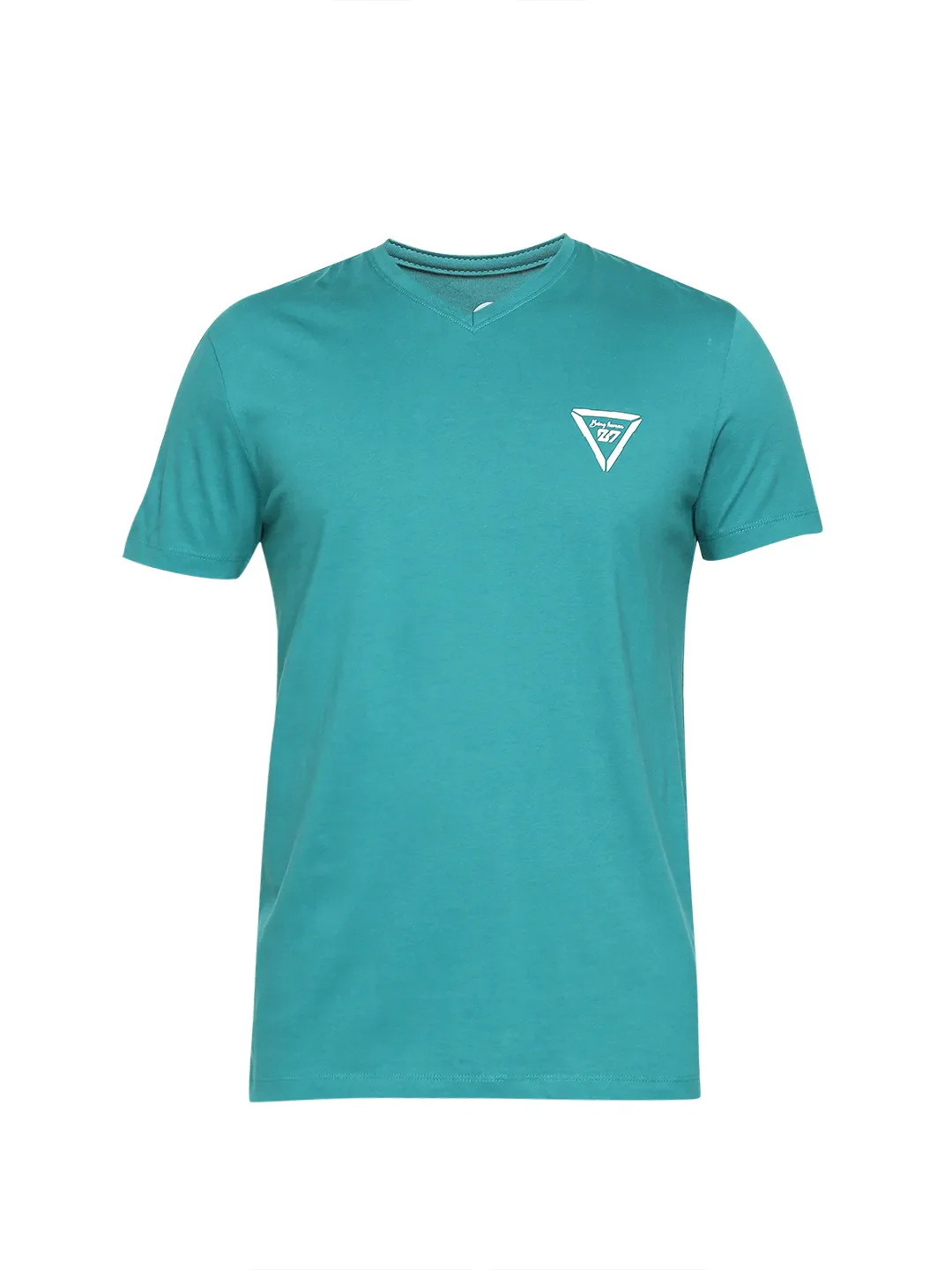Green Regular Fit Men's Short Sleeves T-Shirt by Being Human Clothing - Image 7