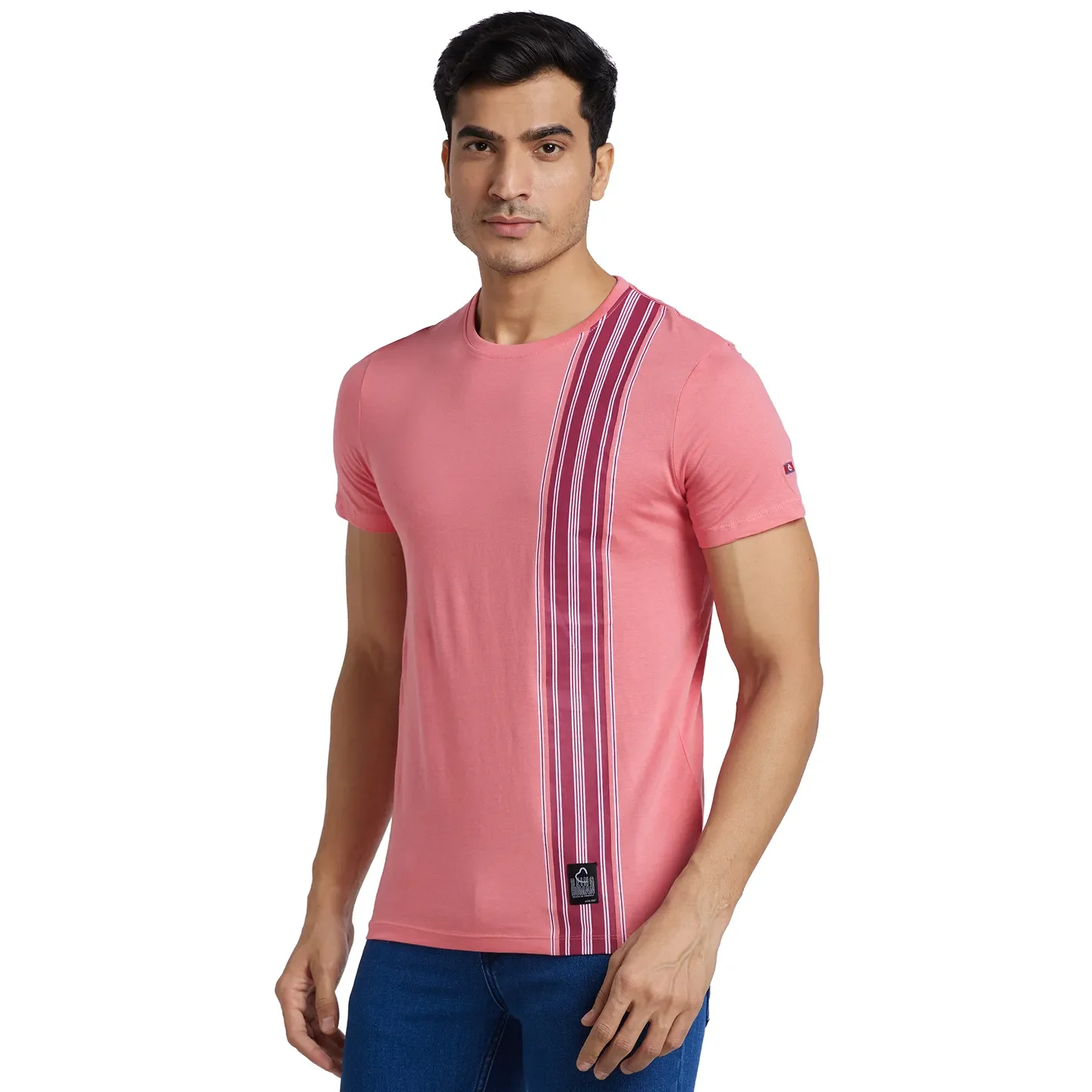 Coral Regular Fit Round Neck Men's T-Shirt by Being Human Clothing - Image 2