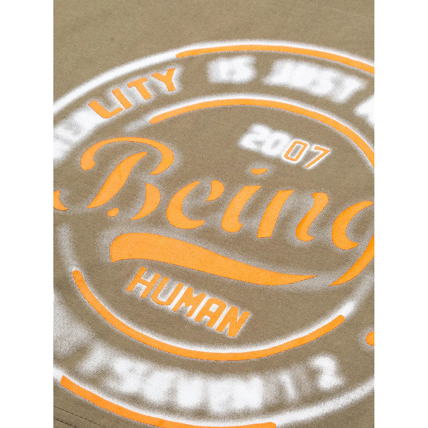Dark Olive Regular Fit Round Neck Men's T-Shirt by Being Human Clothing - Image 5