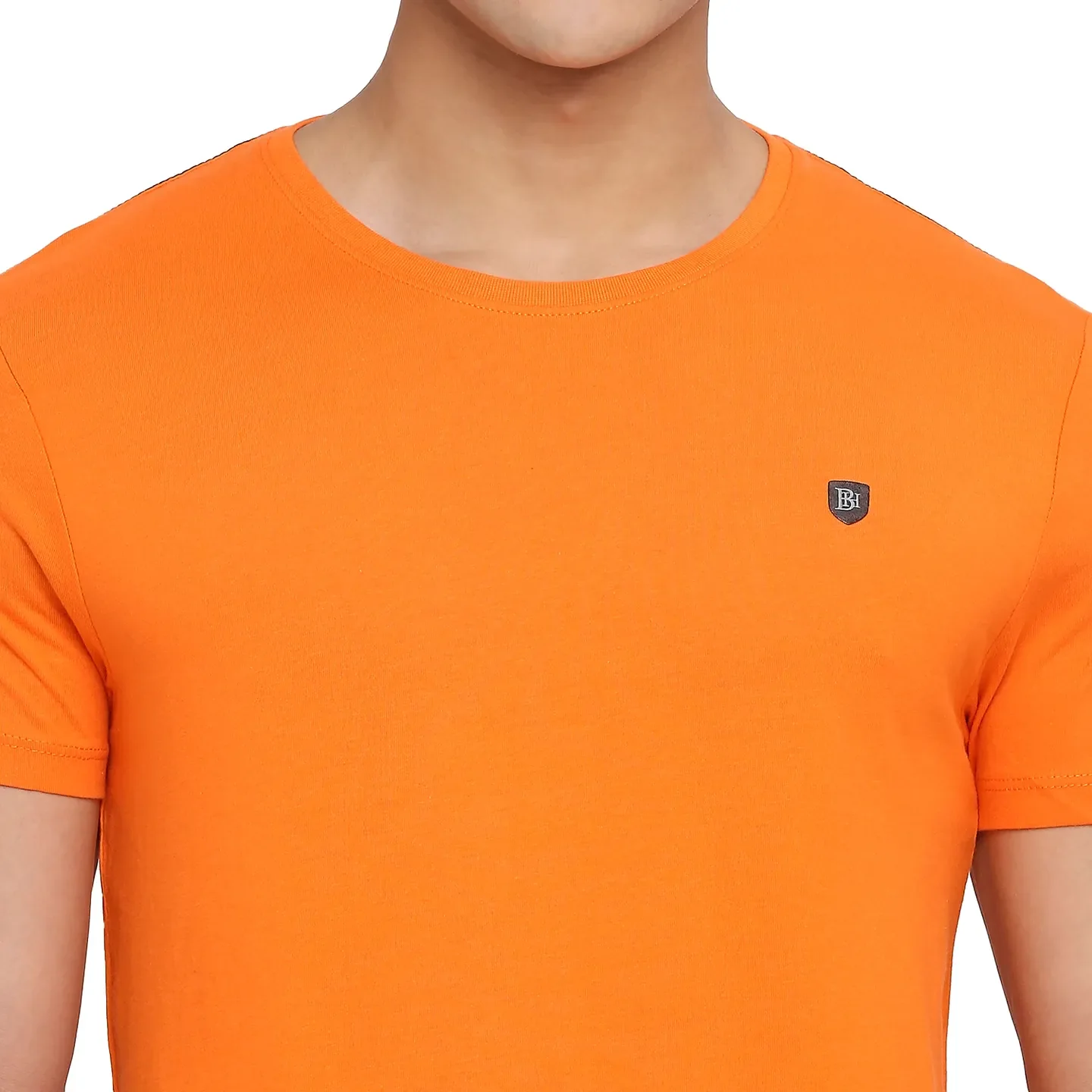 Grey Regular Fit Men's Short Sleeves T-Shirt by Being Human Clothing - Image 5