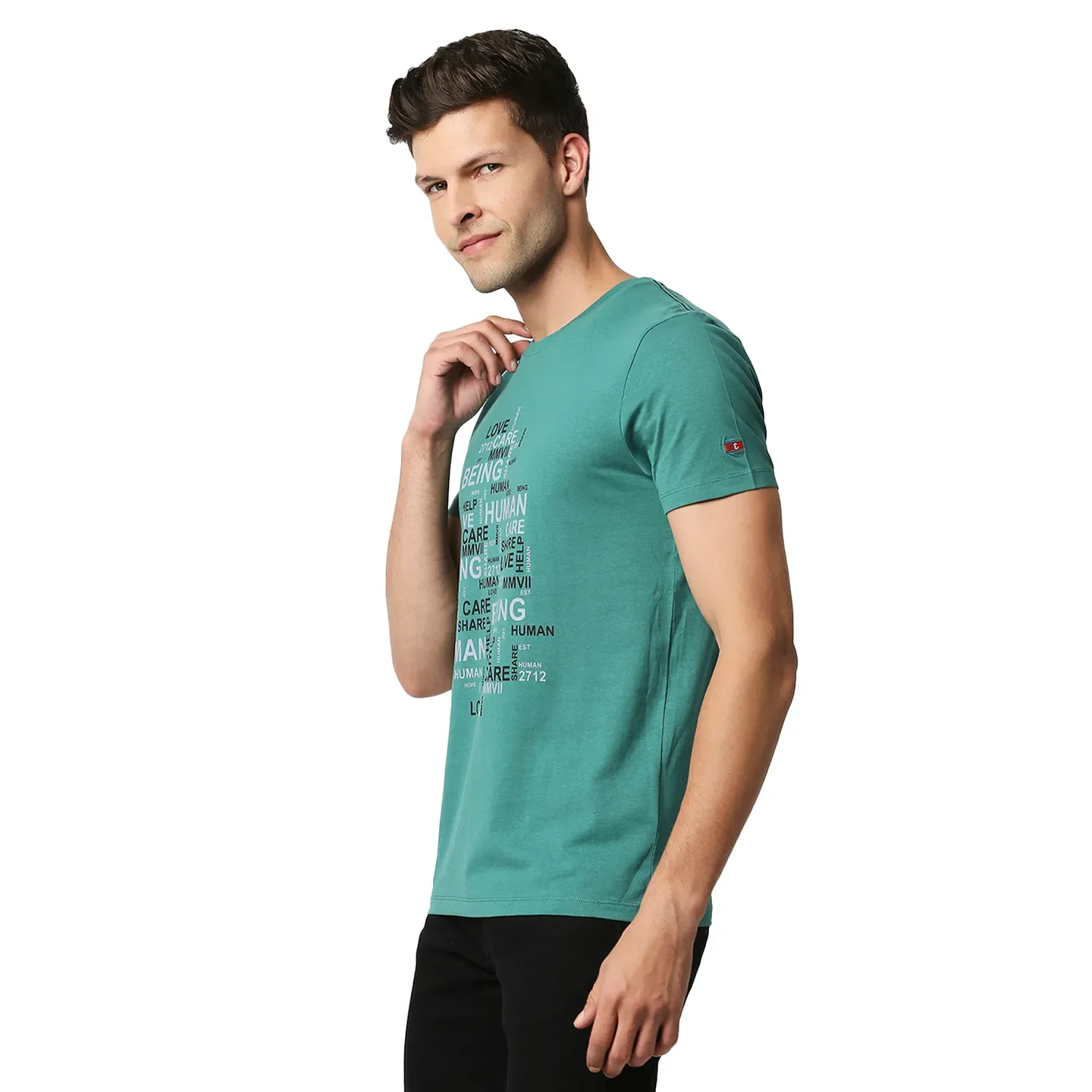 Evergreen Regular Fit Round Neck Men's T-Shirt by Being Human Clothing - Image 2