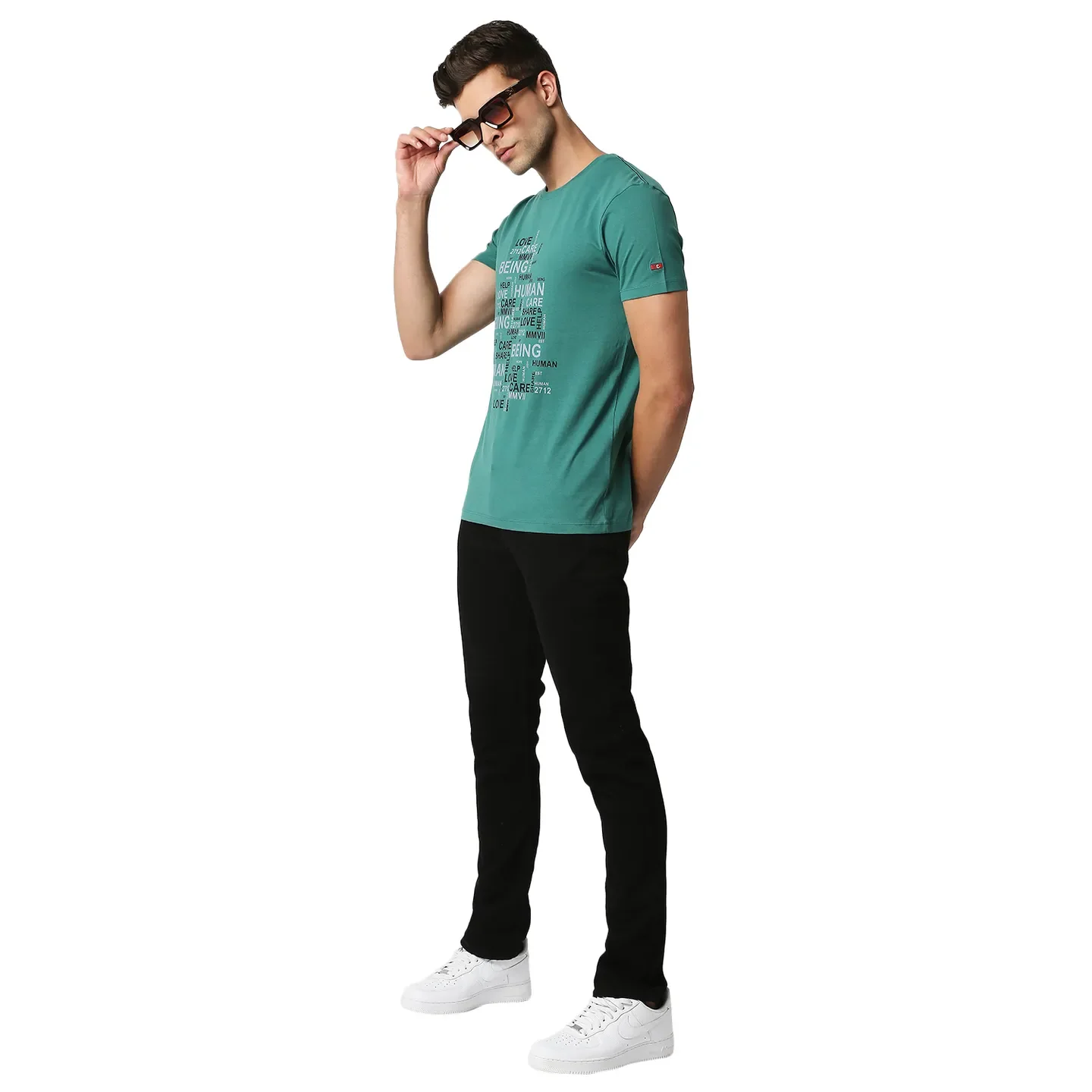 Evergreen Regular Fit Round Neck Men's T-Shirt by Being Human Clothing - Image 5