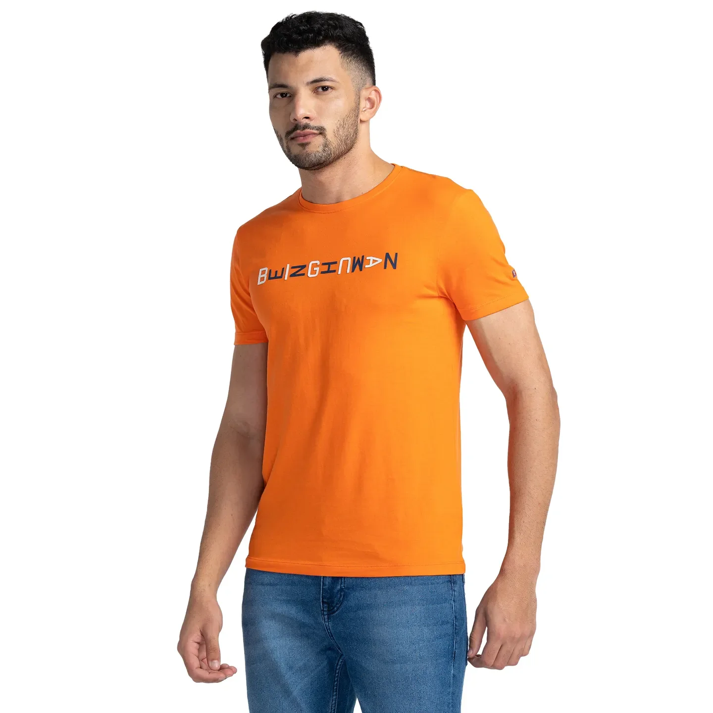 Flame Regular Fit Round Neck Men's T-Shirt by Being Human Clothing - Image 4