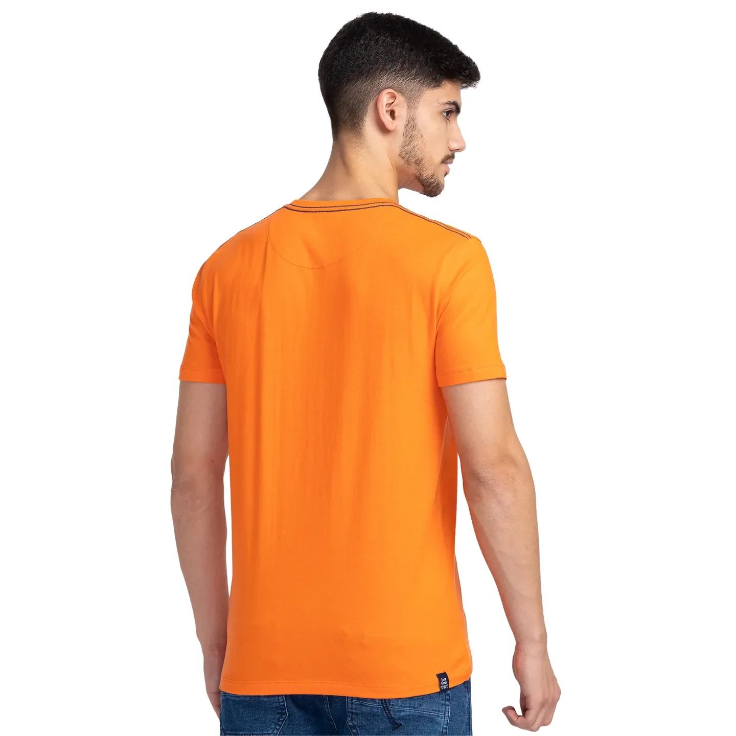 Flame Regular Fit Round Neck Men's T-Shirt by Being Human Clothing - Image 3