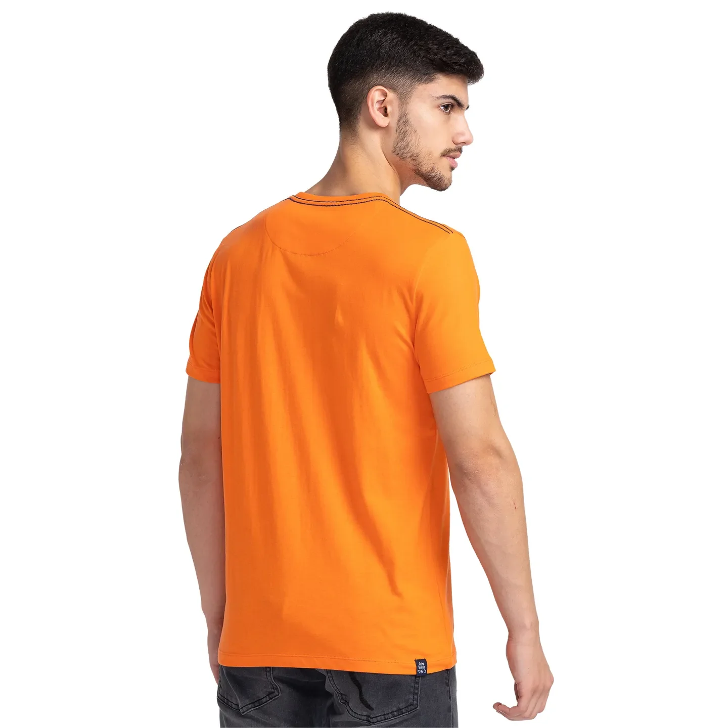 Flame Regular Fit Round Neck Men's T-Shirt by Being Human Clothing - Image 3