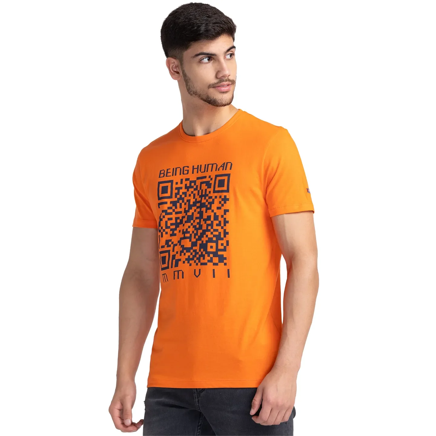 Flame Regular Fit Round Neck Men's T-Shirt by Being Human Clothing - Image 4
