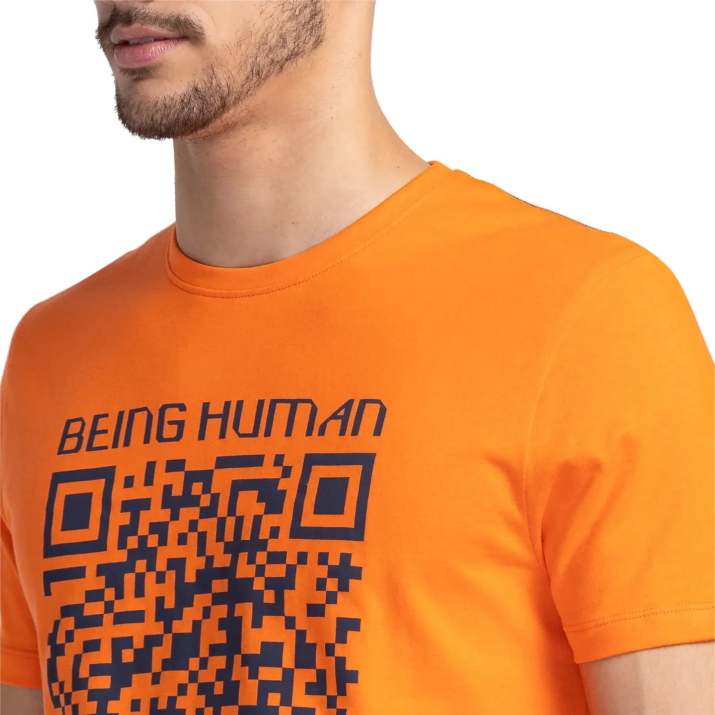 Flame Regular Fit Round Neck Men's T-Shirt by Being Human Clothing - Image 5