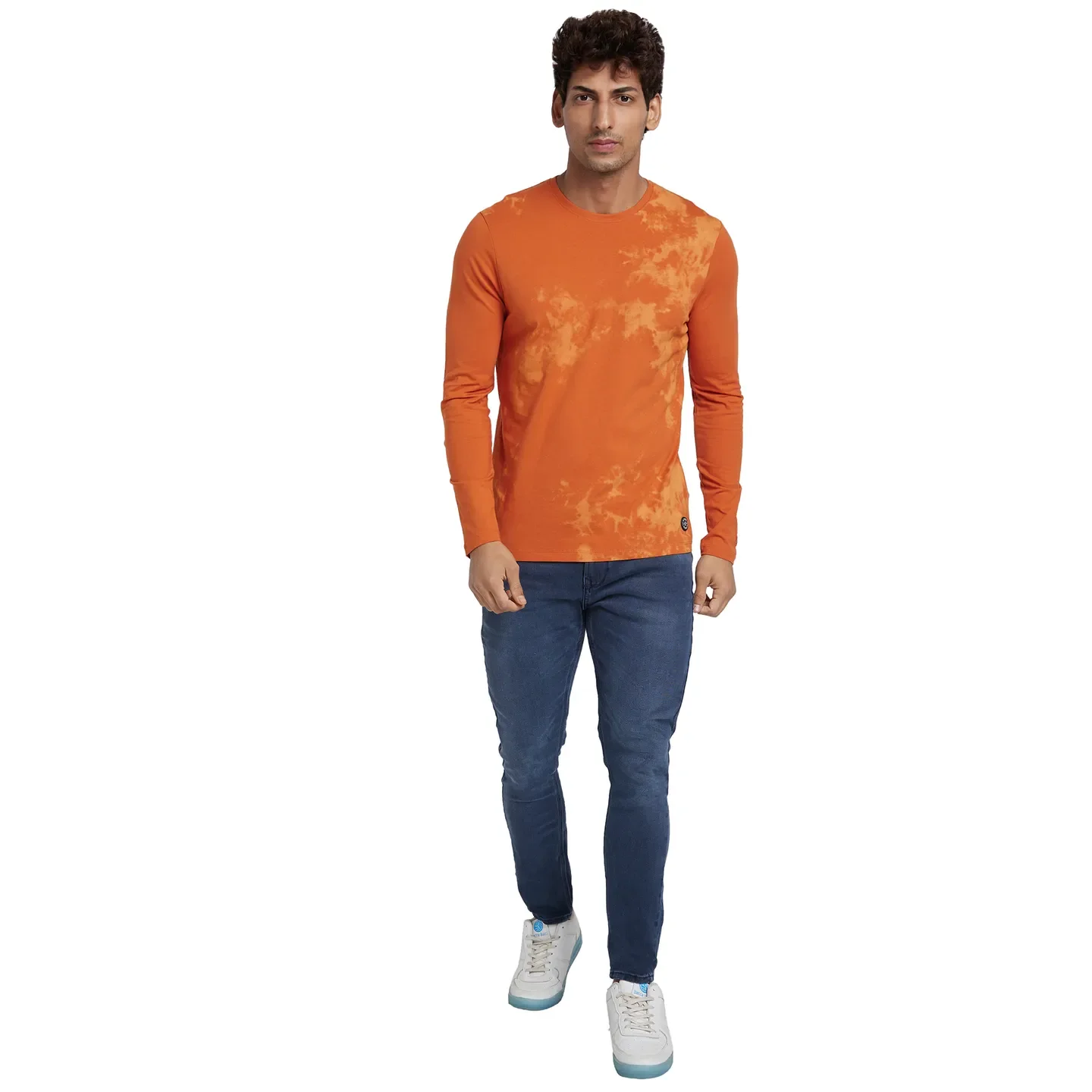 Gold Flam Regular Fit Round Neck Men's T-Shirt by Being Human Clothing - Image 5