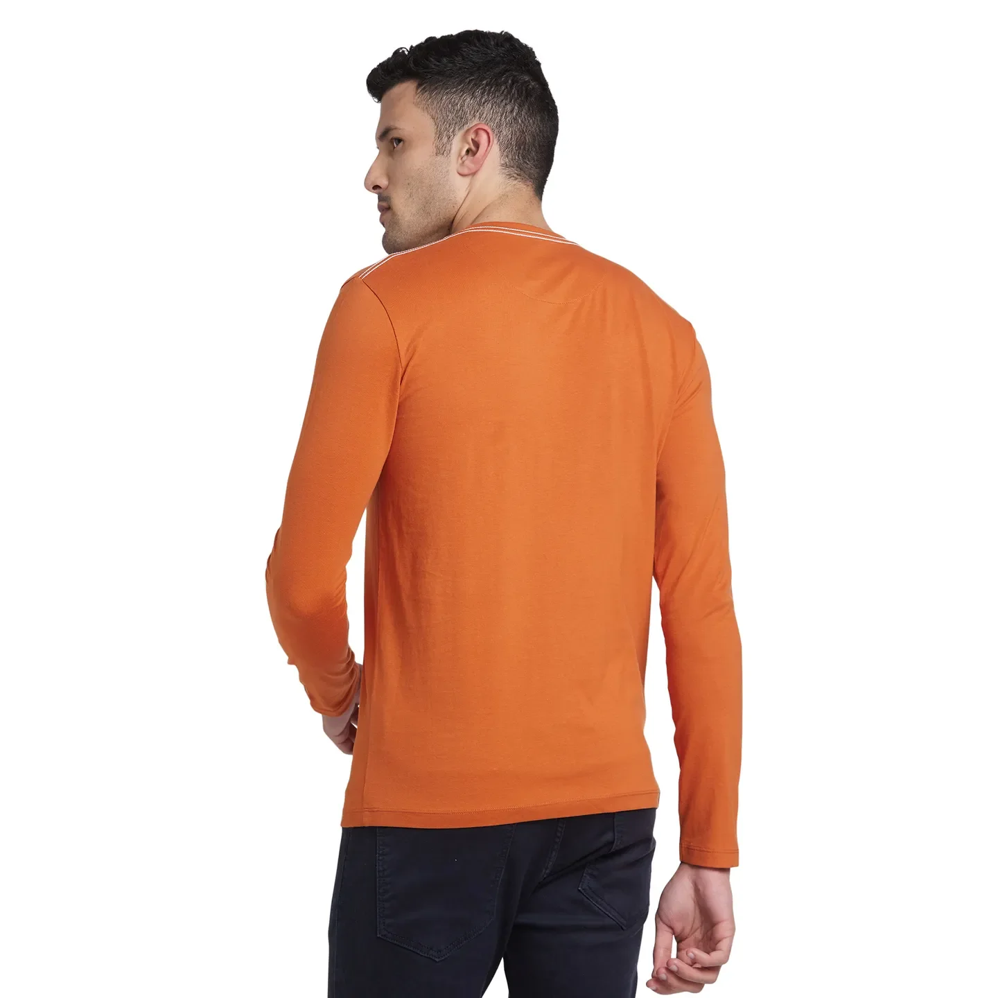 Gold Flam Regular Fit Round Neck Men's T-Shirt by Being Human Clothing - Image 3