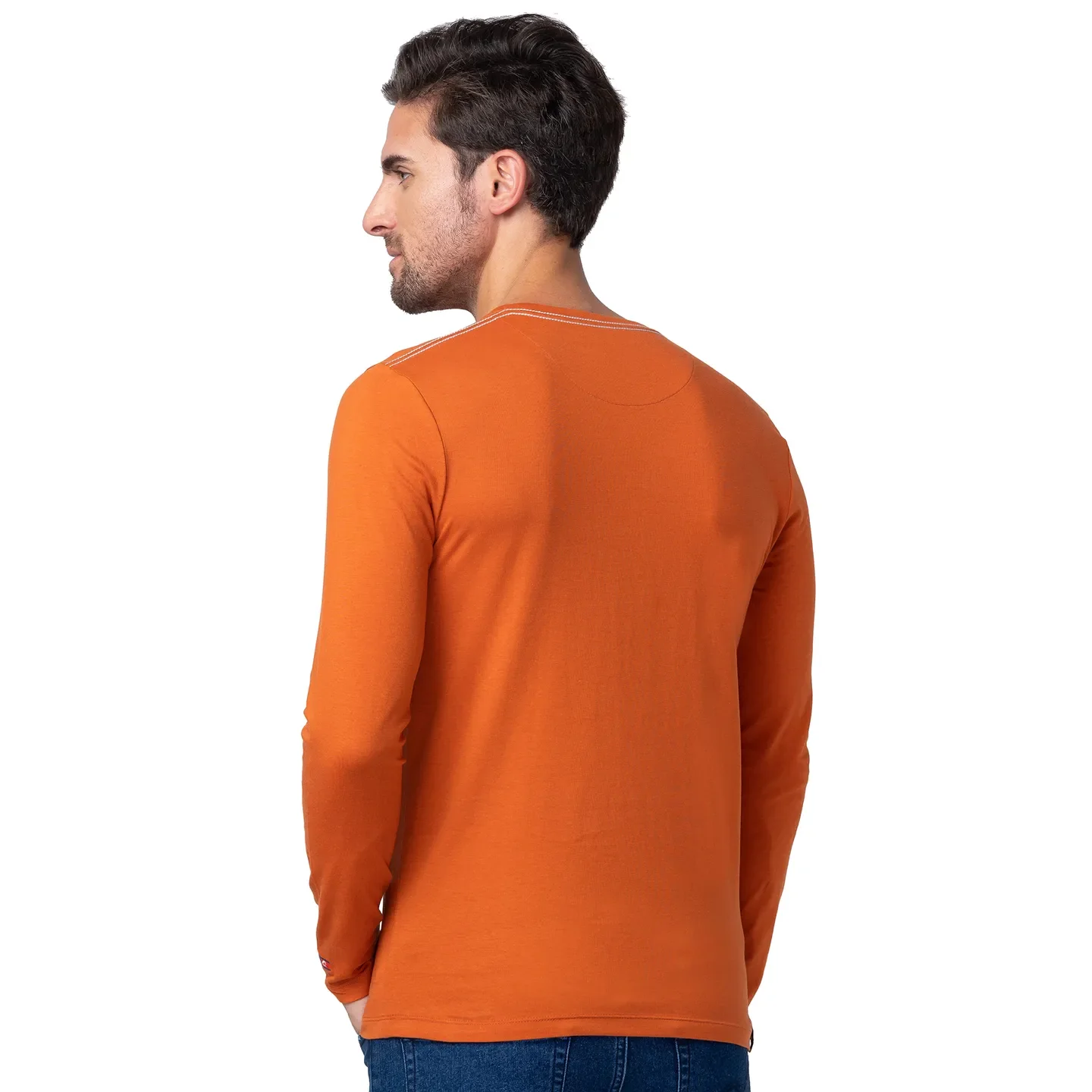 Gold Flam Regular Fit Round Neck Men's T-Shirt by Being Human Clothing - Image 3