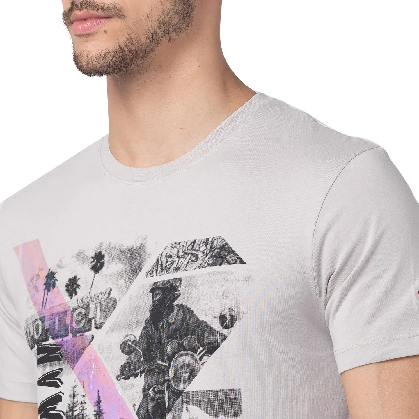 Brown Regular Fit Men's Short Sleeves T-Shirt by Being Human Clothing - Image 4