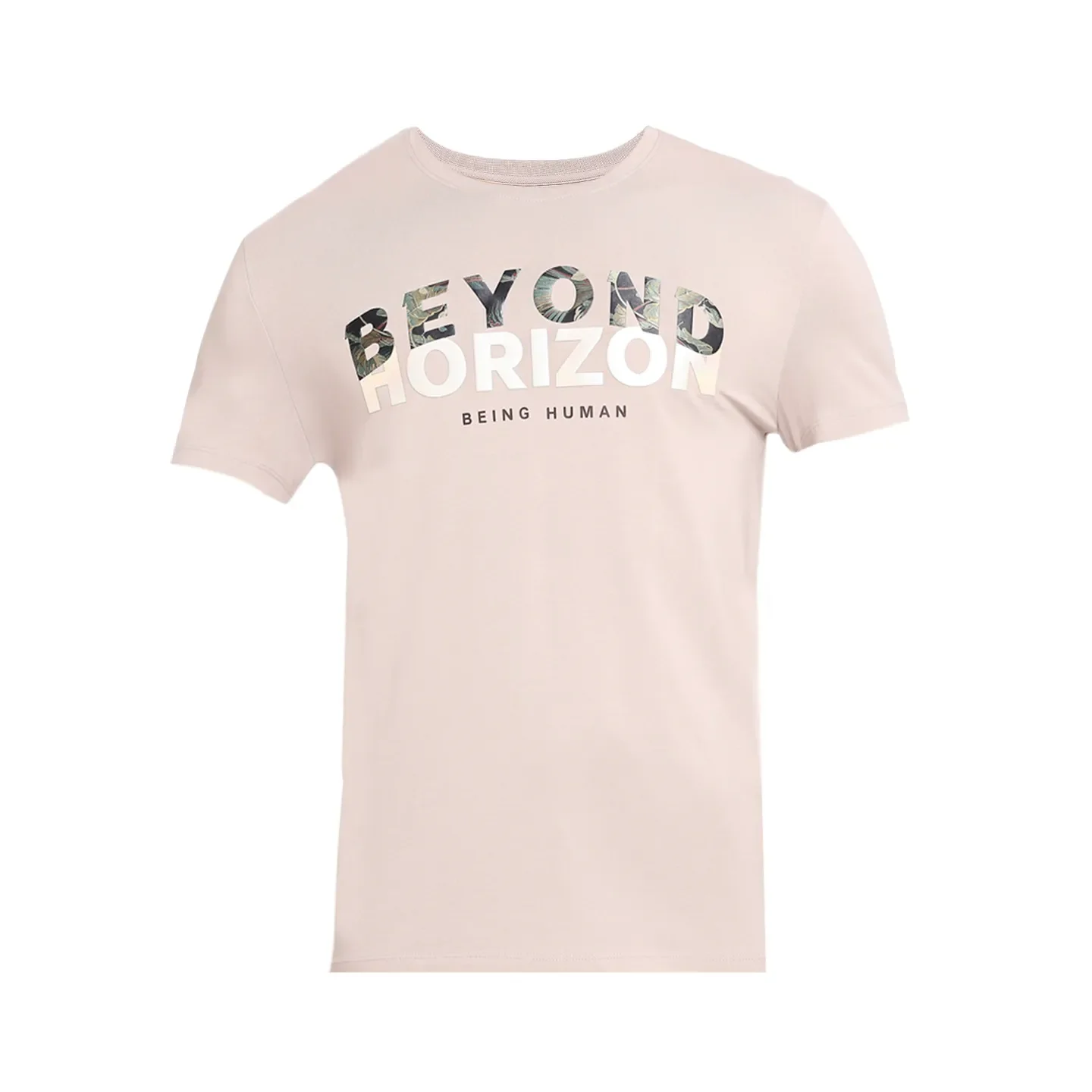 Grey Regular Fit Men's Short Sleeves T-Shirt by Being Human Clothing - Image 7