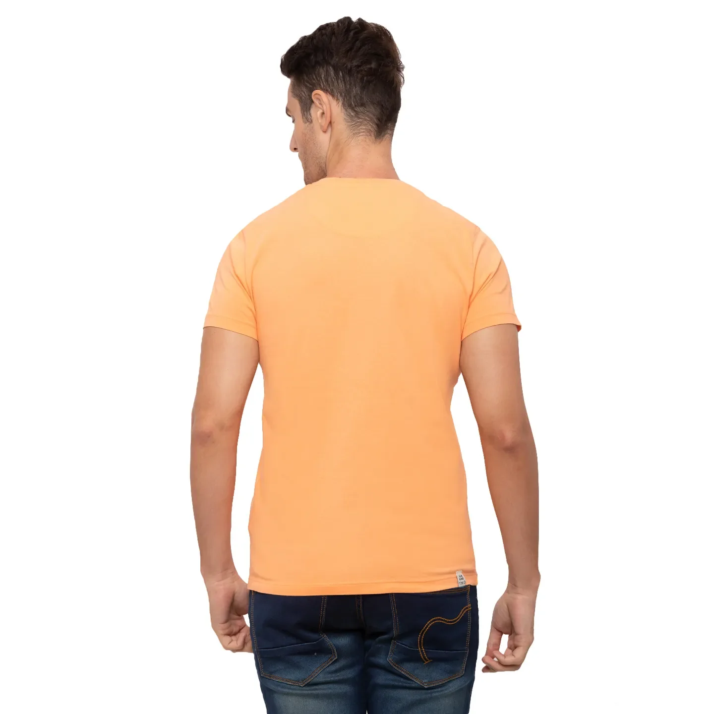 Brown Regular Fit Men's T-Shirt by Being Human Clothing - Image 3