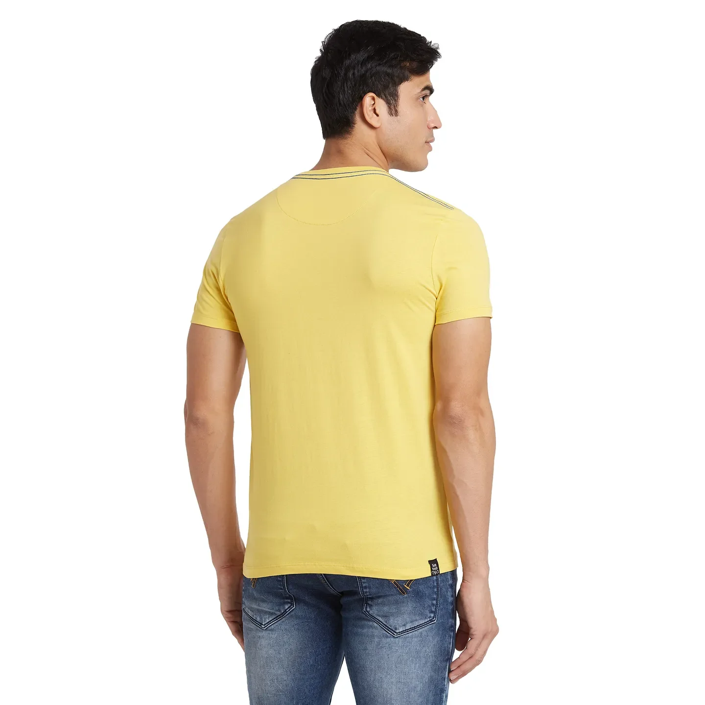 Purple Regular Fit Men's Short Sleeves T-Shirt by Being Human Clothing - Image 3